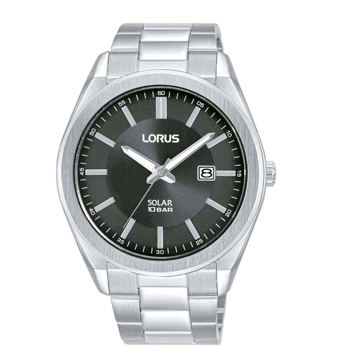Horloge Heren Lorus RX351AX9 Zwart Zilverkleurig