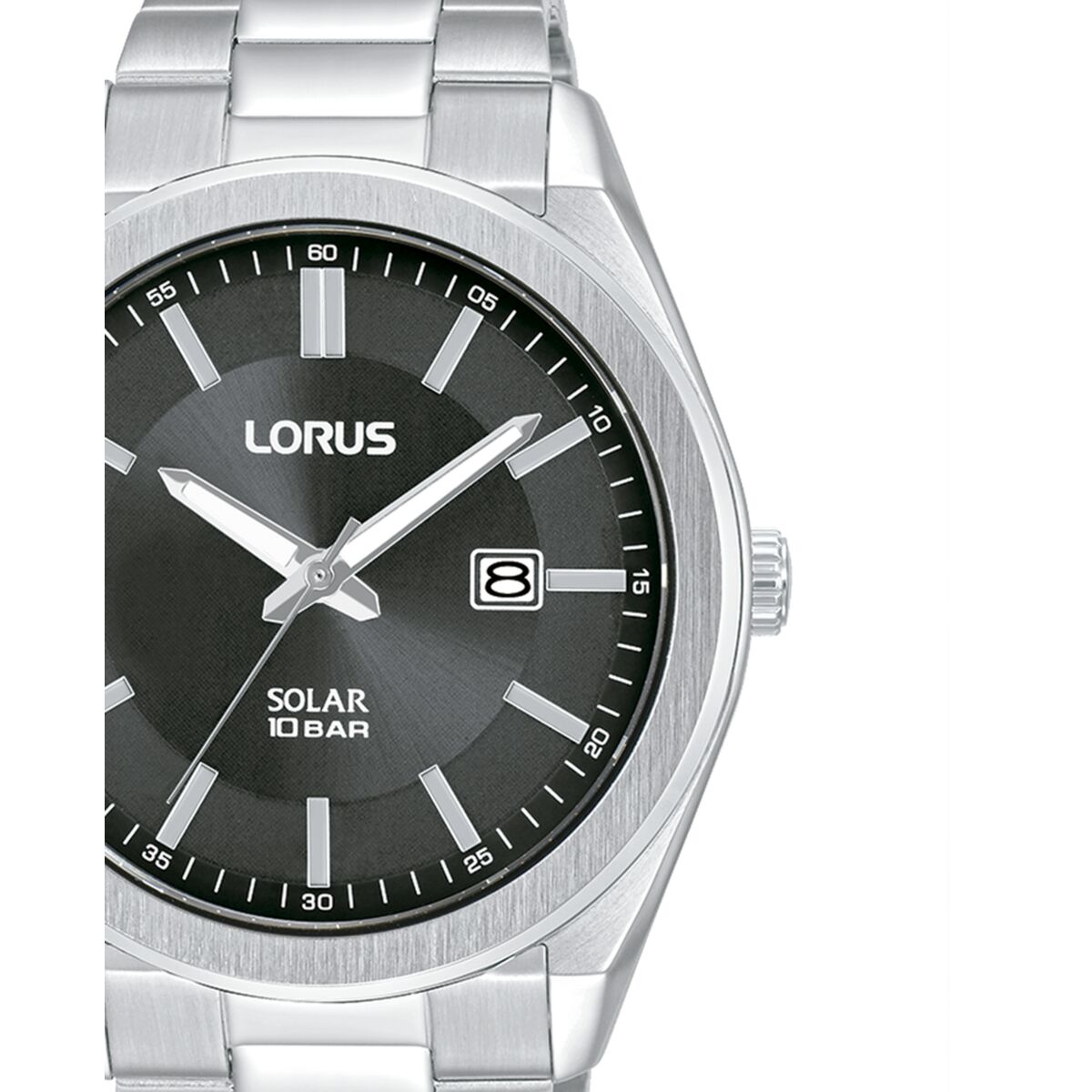Horloge Heren Lorus RX351AX9 Zwart Zilverkleurig