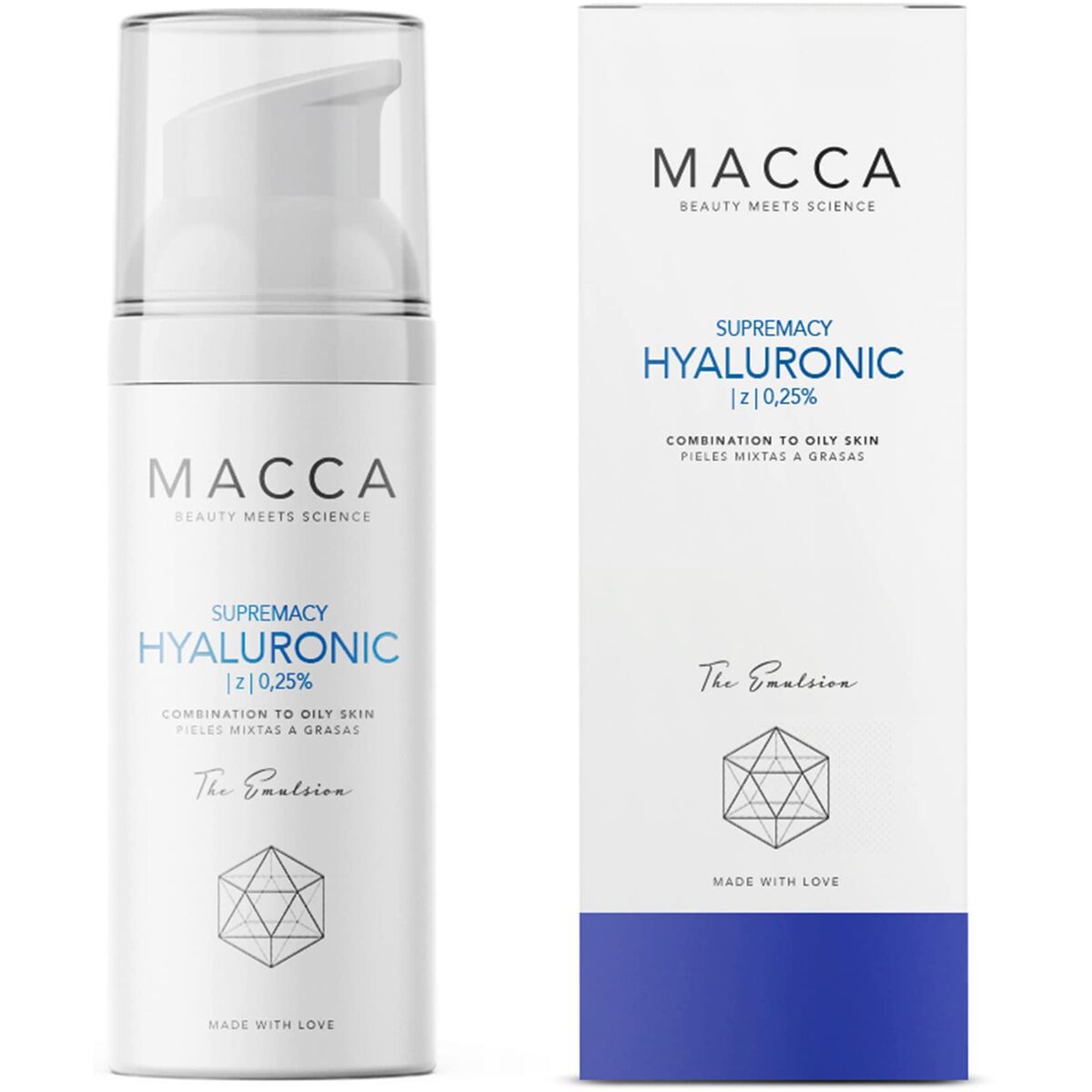 Intensief vochtinbrengende Crème Macca Supremacy Hyaluronic 50 ml