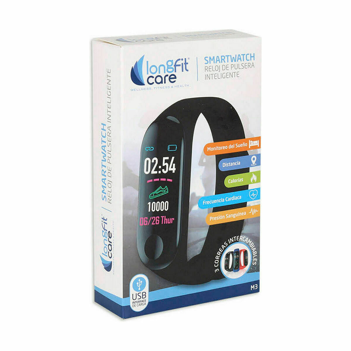 Smartwatch LongFit Care Longfit care (2 Stuks)