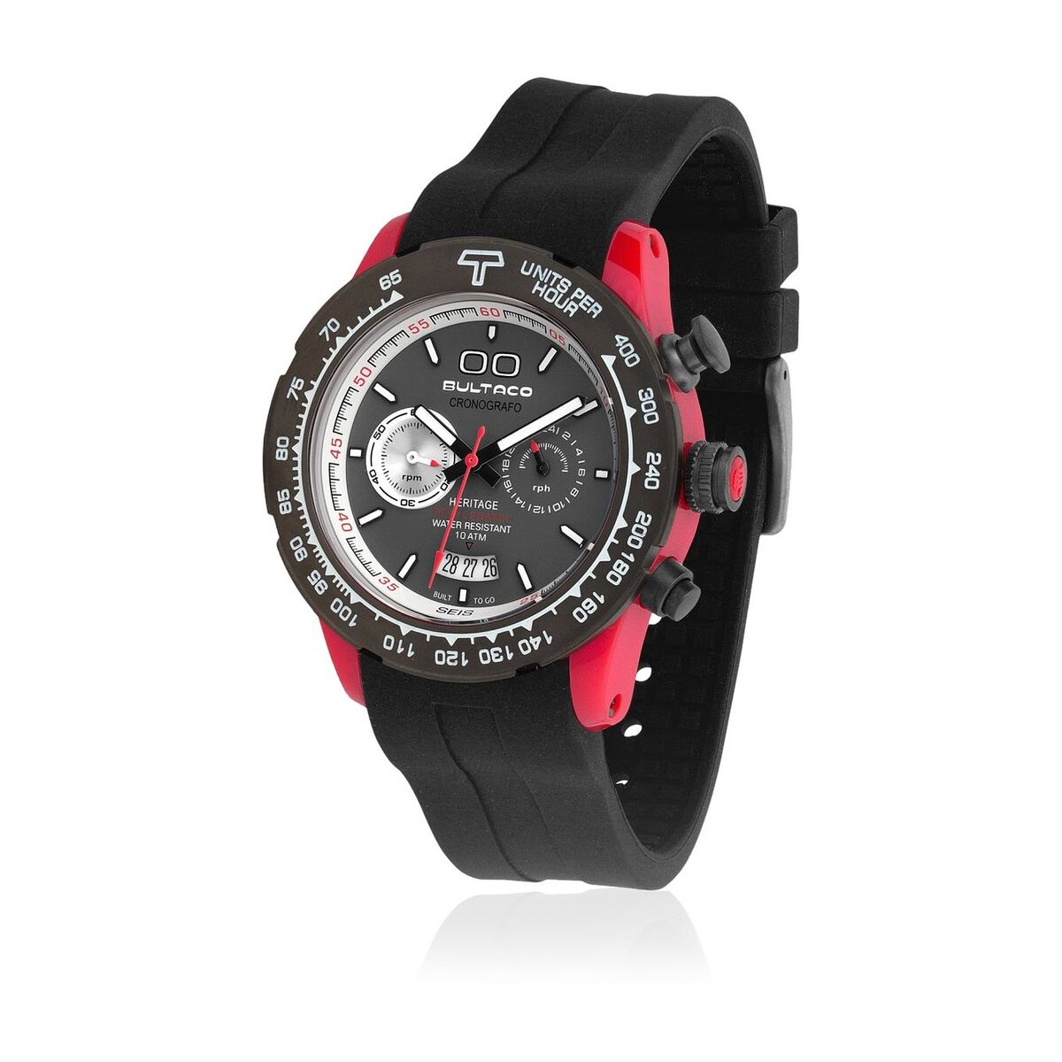 Horloge Heren Bultaco H1PR43C - CA1 (Ø 43 mm) - Klokken, Heren - Bultaco