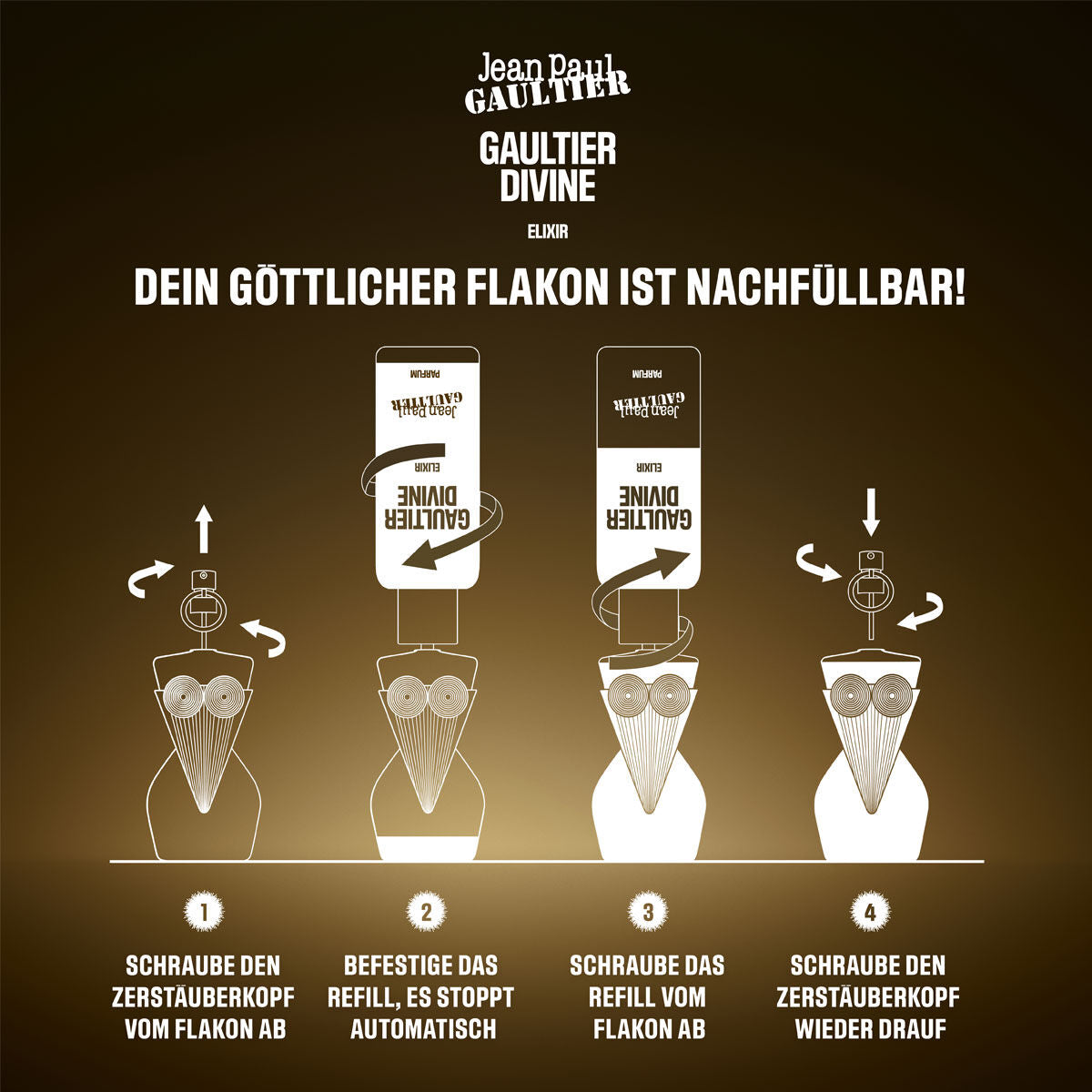 Damesparfum Jean Paul Gaultier Gaultier Divine Elixir EDP 200 ml - Schoonheid, Parfums en geuren - Jean Paul Gaultier