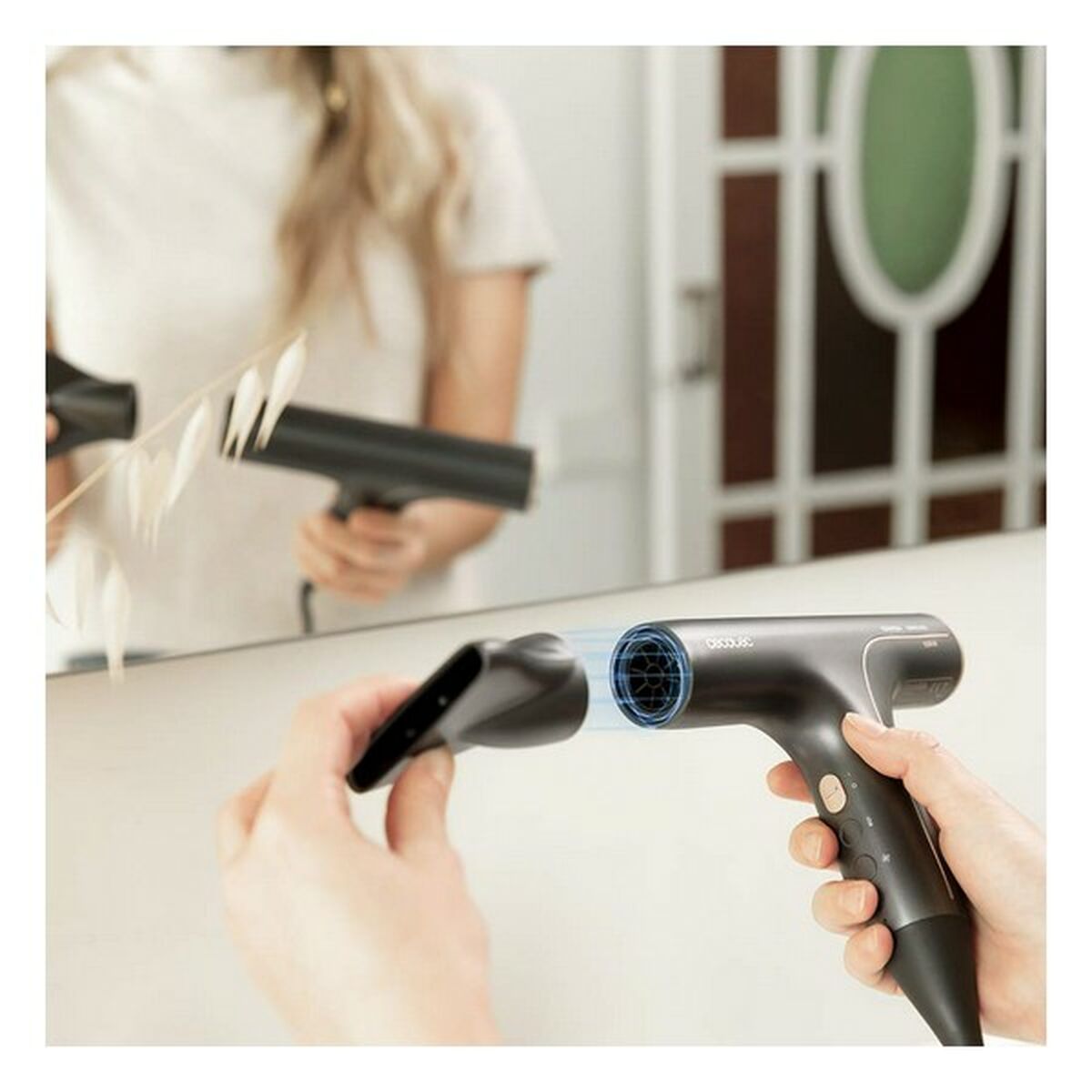 Föhn Cecotec IoniCare 6000 Rockstar Soft Zwart 1200 W - Schoonheid, Haarverzorging - Cecotec