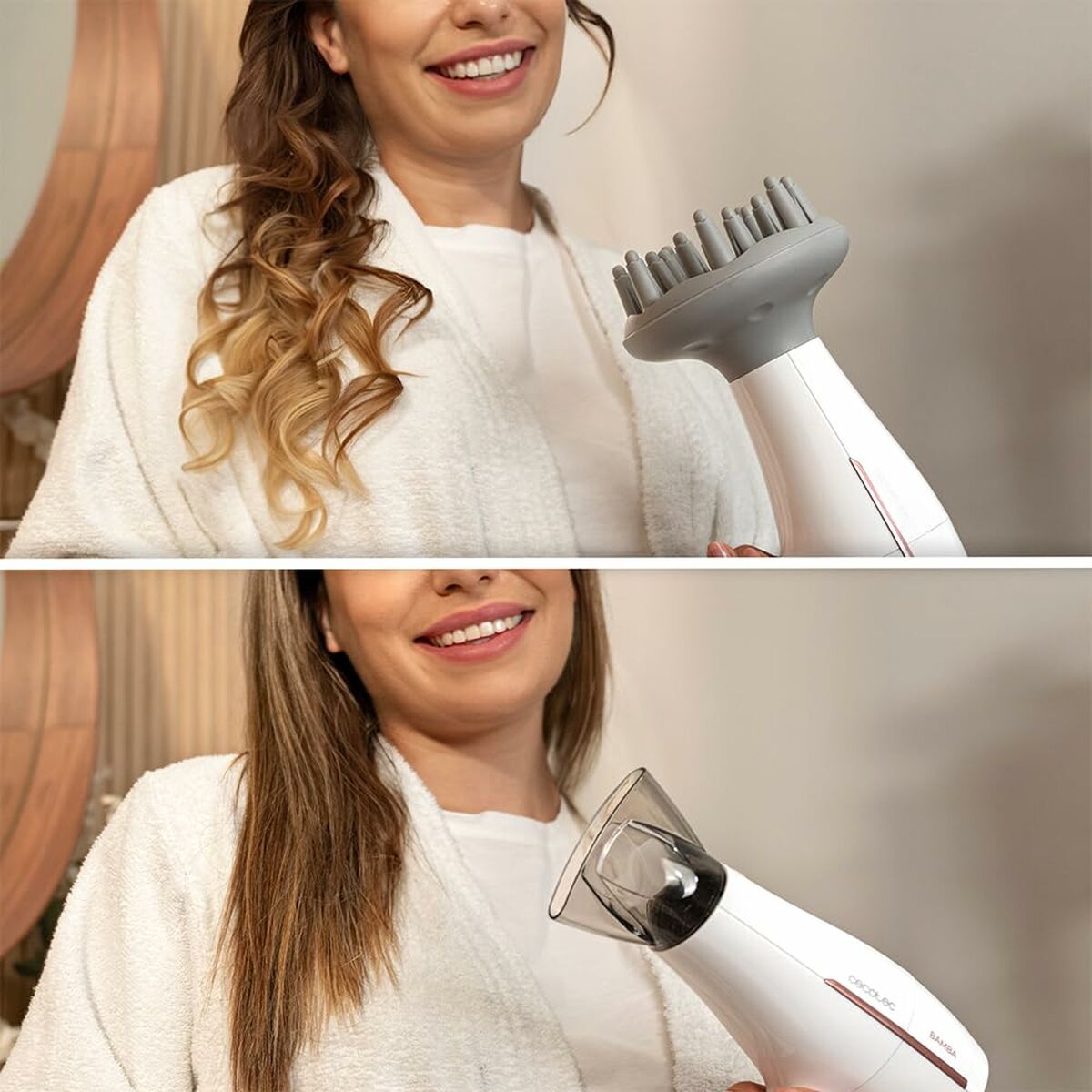 Föhn Cecotec Bamba IoniCare Power&Go Heaven 2000 W Wit