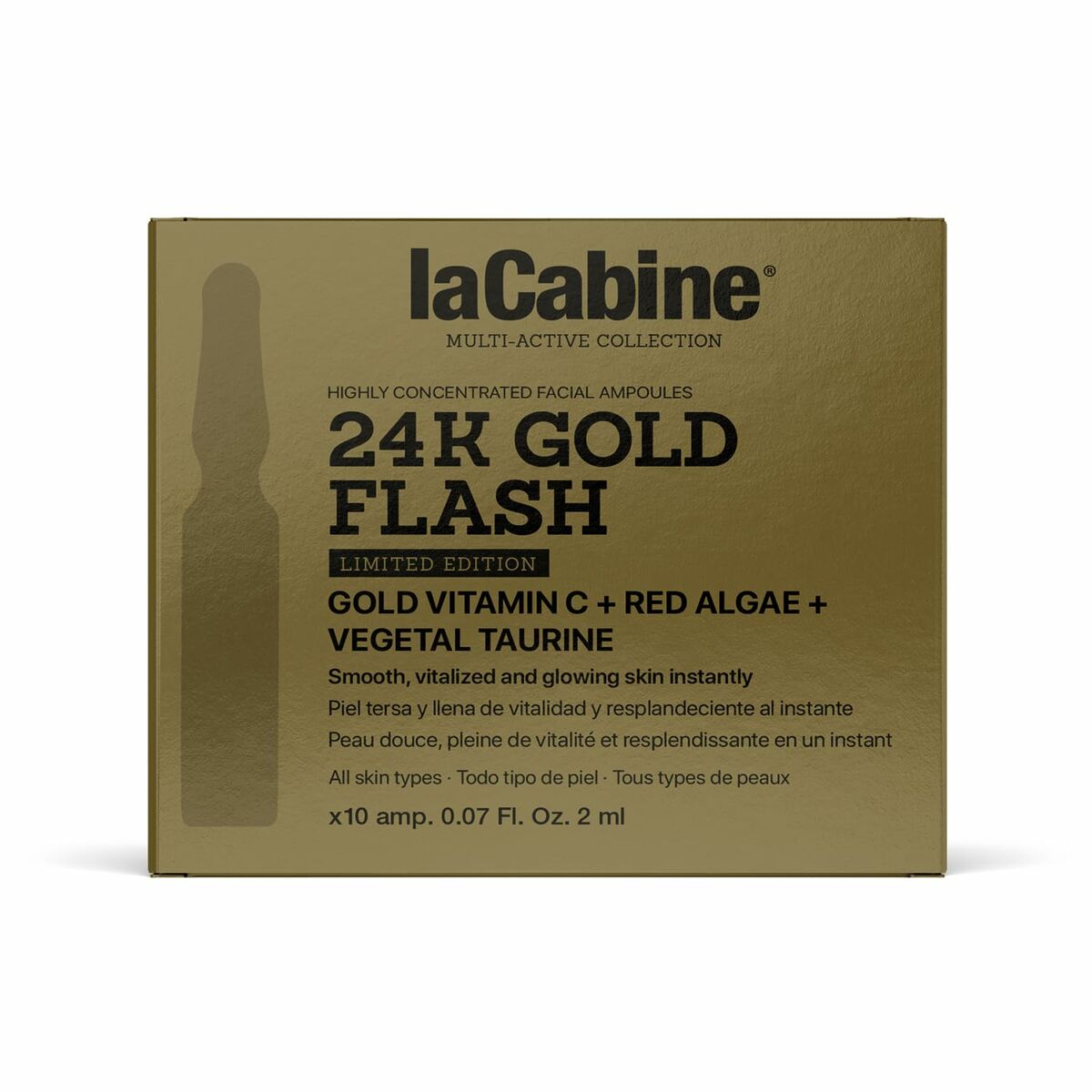 Ampullen laCabine 24K GOLD FLASH 2 ml 10 Stuks