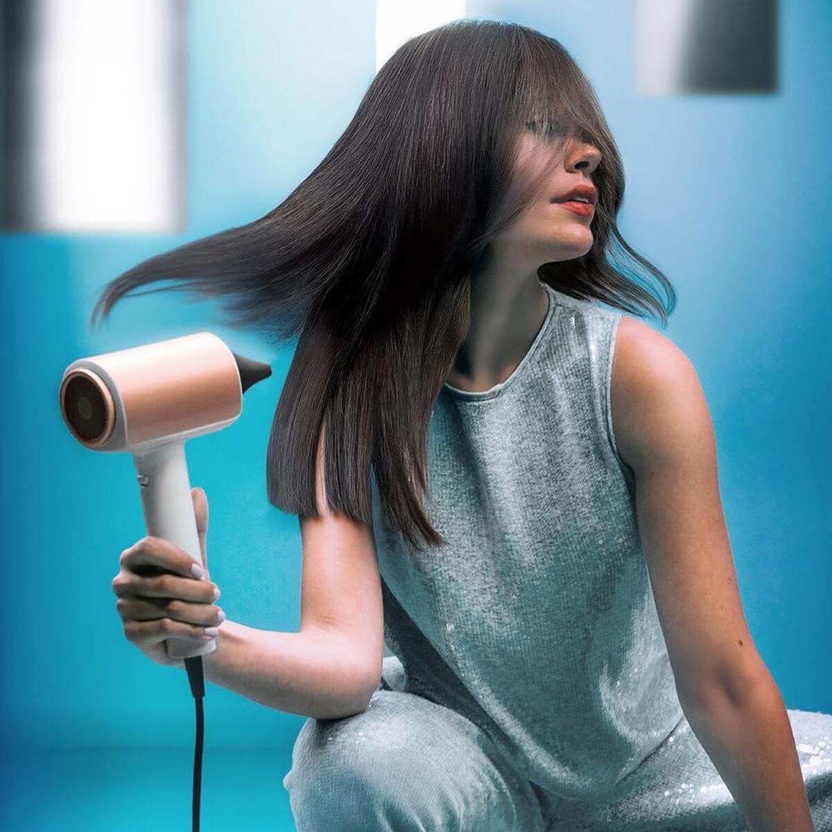 Föhn Cecotec DryGlam Nano Plasma Blue 1600 W Blauw - Schoonheid, Haarverzorging - Cecotec