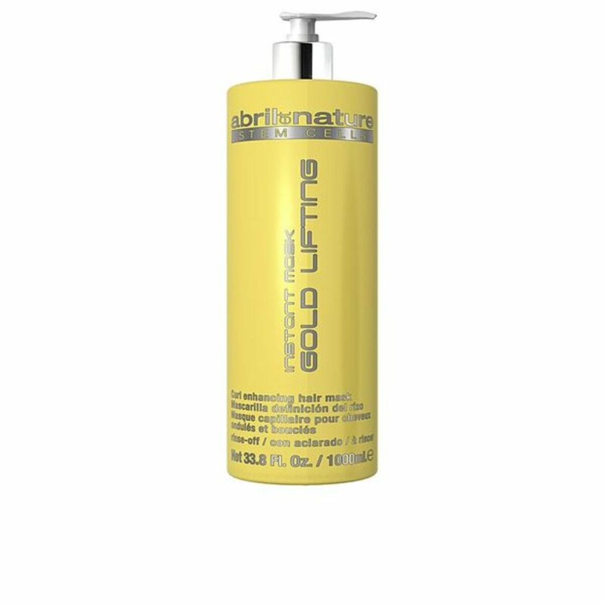 Haarmasker Abril Et Nature Gold Lifting Afgetekende en gedefinieerde krullen (1000 ml)