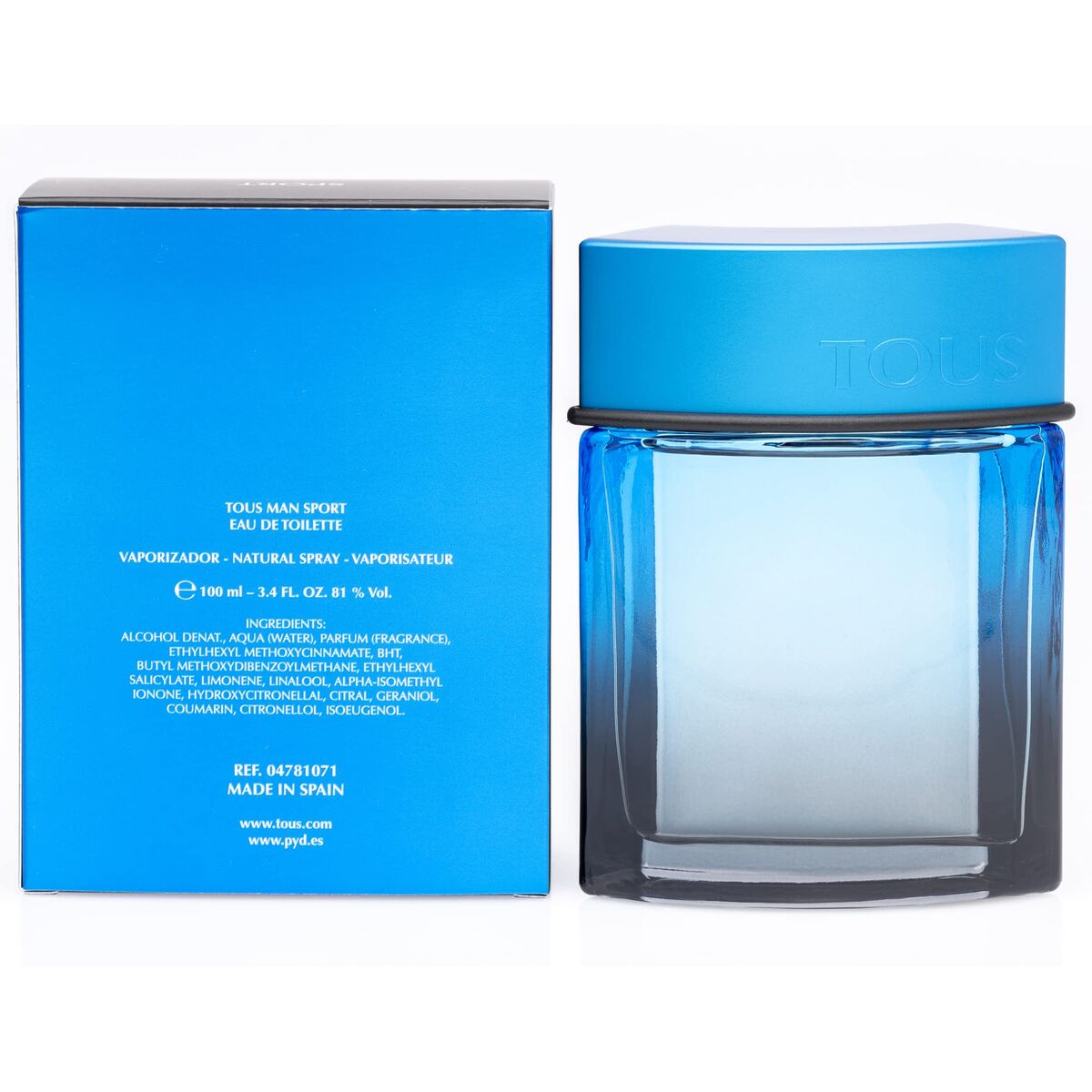 Herenparfum Tous Man Sport 100 ml EDT 100 ml - Schoonheid, Parfums en geuren - Tous