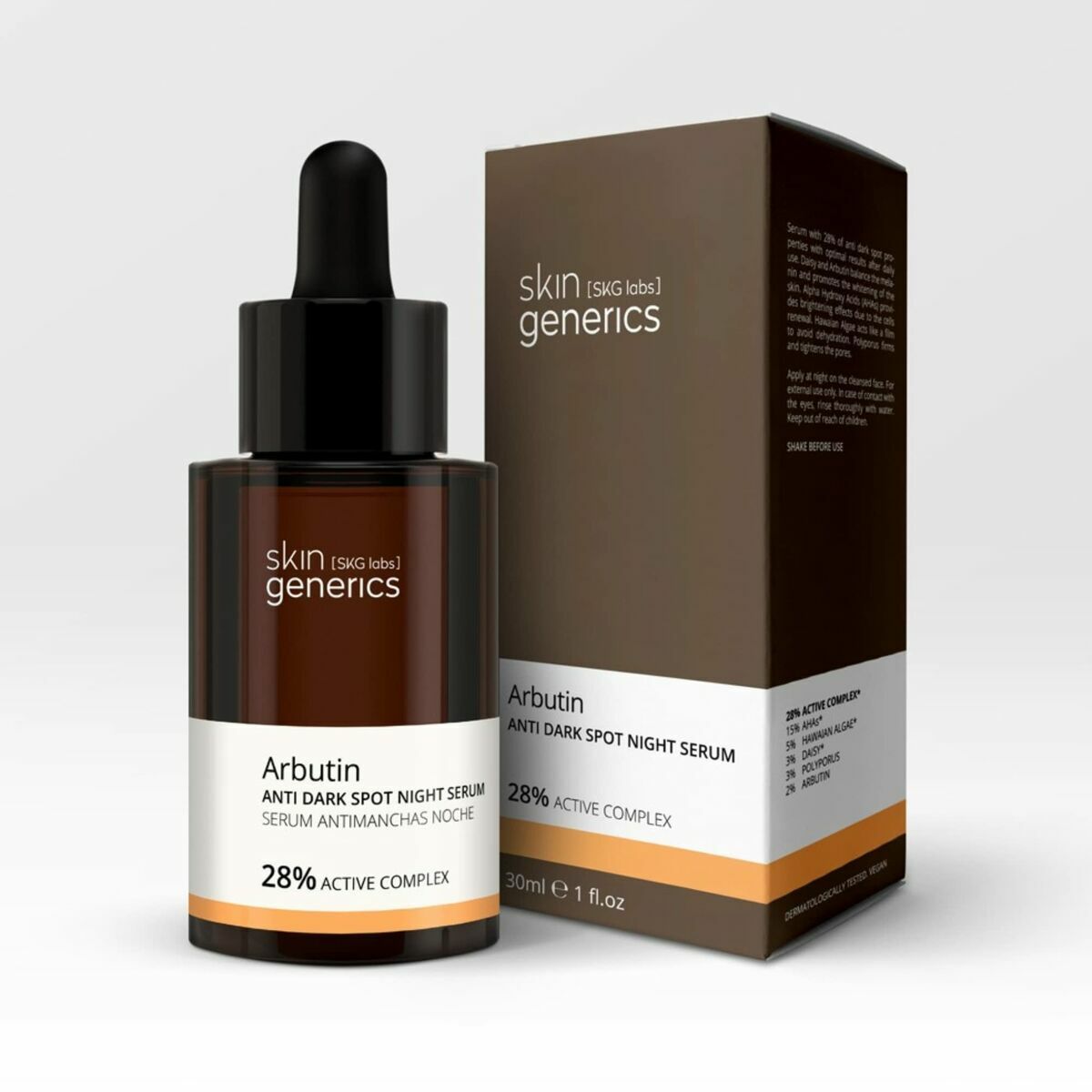 Anti Donkere Vlekken Serum Skin Generics ARBUTIN 30 ml - Schoonheid, Huidverzorging - Skin Generics