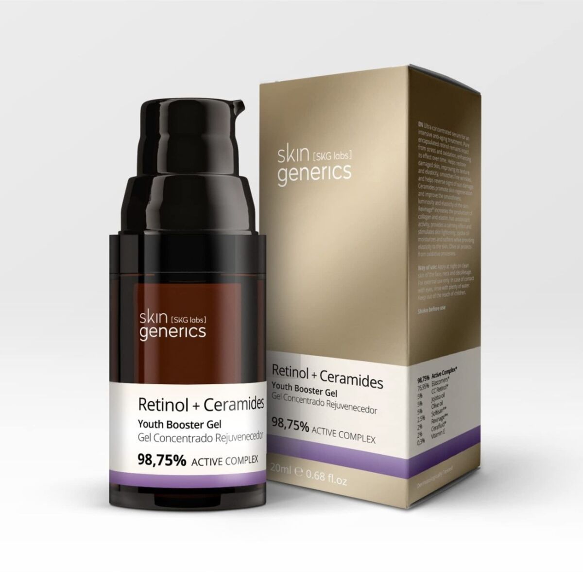 Intensief Concentraat Dag Skin Generics Ceramidas 20 ml Retinol - Schoonheid, Huidverzorging - Skin Generics