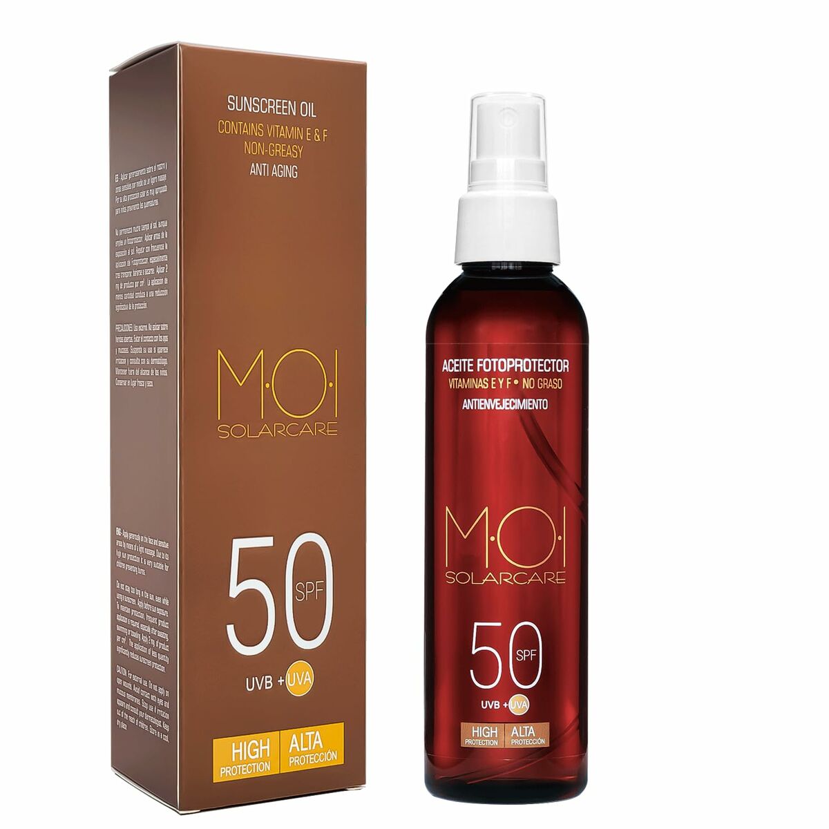 Zonnebrandolie MOI ACEITE FOTOPROTECTOR Spf 50+ 150 ml