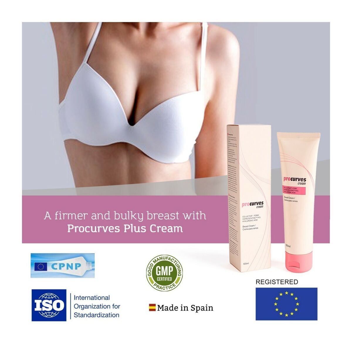 Verstevigende Hals en Décolleté Crème 500 Cosmetics 100 ml