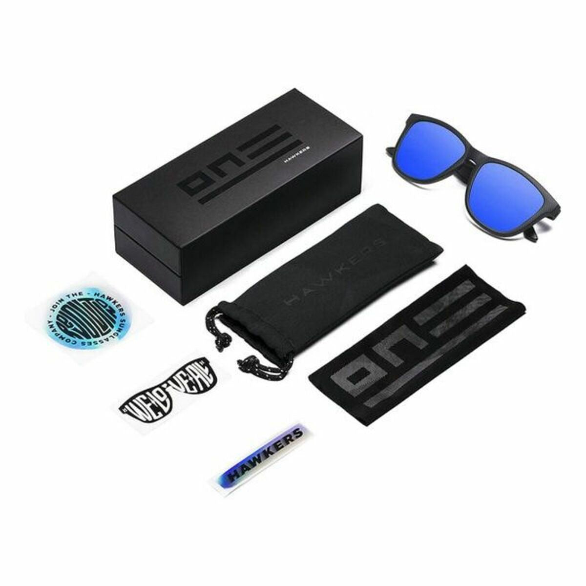 Zonnebril Heren One Carbono Sky One Hawkers ONE CARBONO Zwart ø 54 mm - Sieraden, Heren - Hawkers