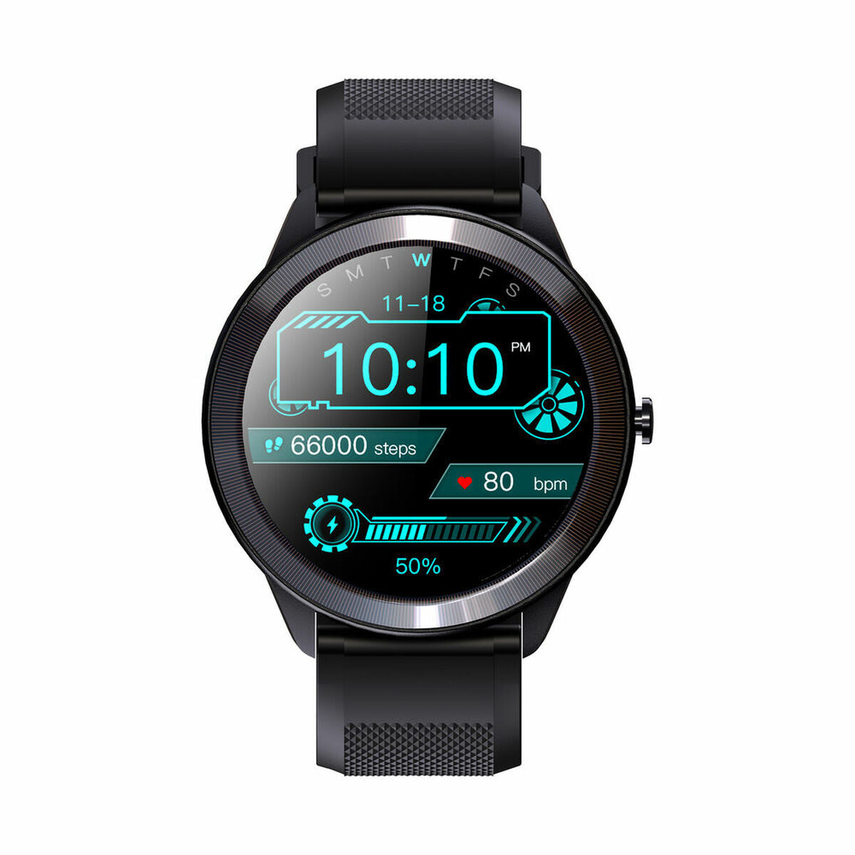 Smartwatch LEOTEC LESW32K Zwart 1,28" - Elektronica - LEOTEC