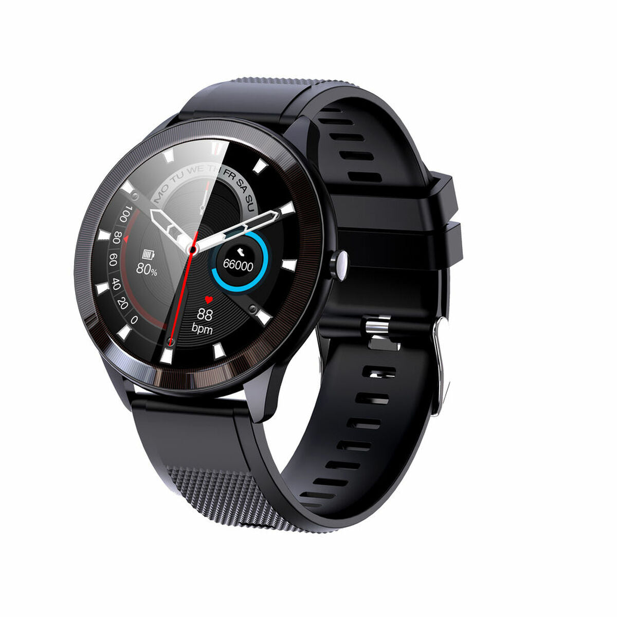 Smartwatch LEOTEC Wave Zwart IPS 200 mAh Bluetooth 5.0 1,28"