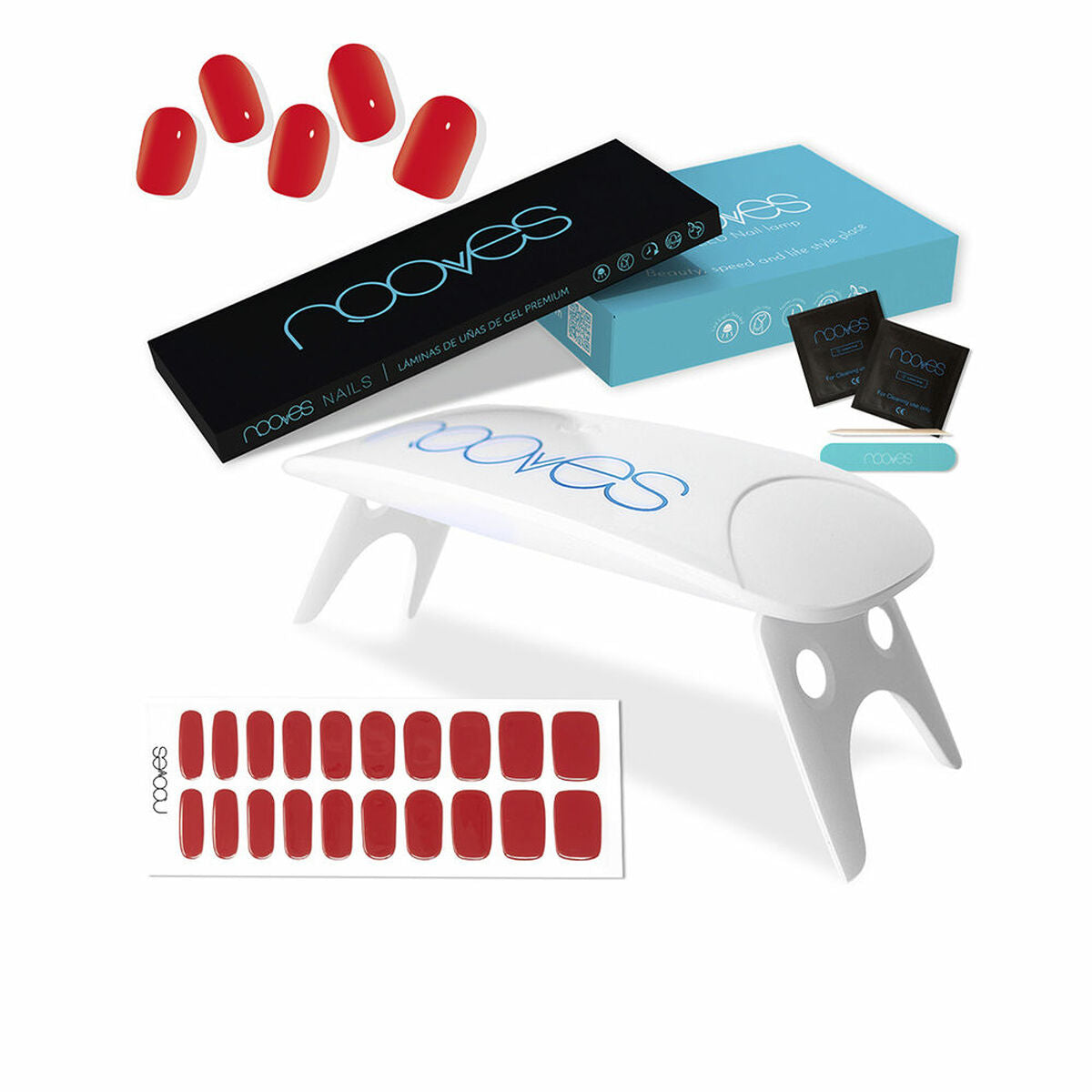 Manicureset Nooves Premium Gelnagelfolie 5 Onderdelen - Schoonheid, Manicure en pedicure - Nooves