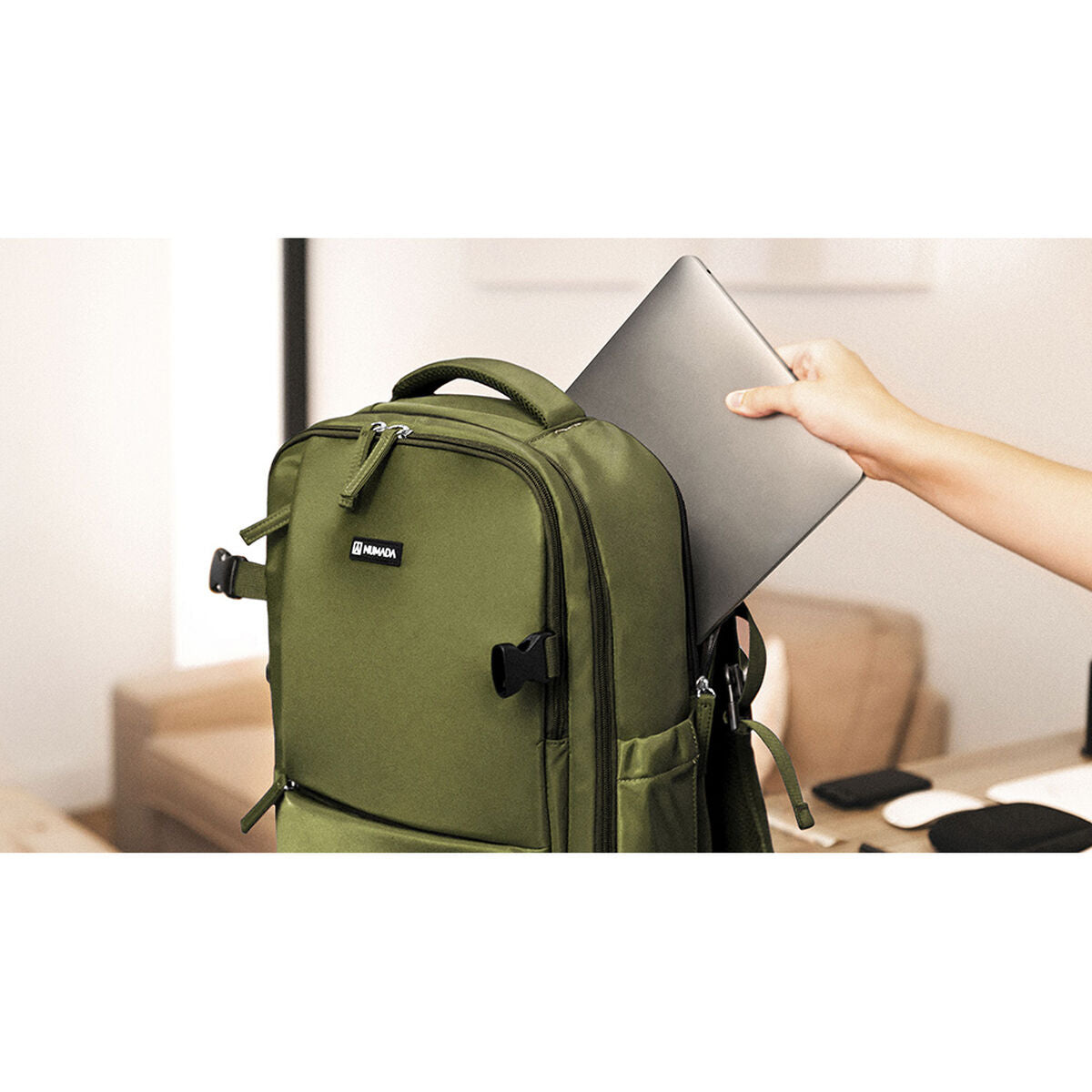 Casual Rugtas Numada b40 Groen 20 L 40 x 25 x 20 cm - Bagage, Rugzakken - Numada