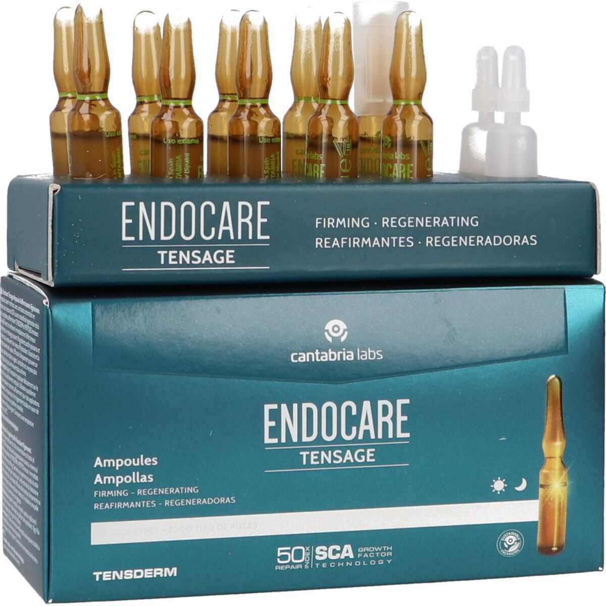 Verstevigende gezichtsbehandeling Endocare Tensage 10 x 2 ml Ampullen - Schoonheid, Huidverzorging - Endocare