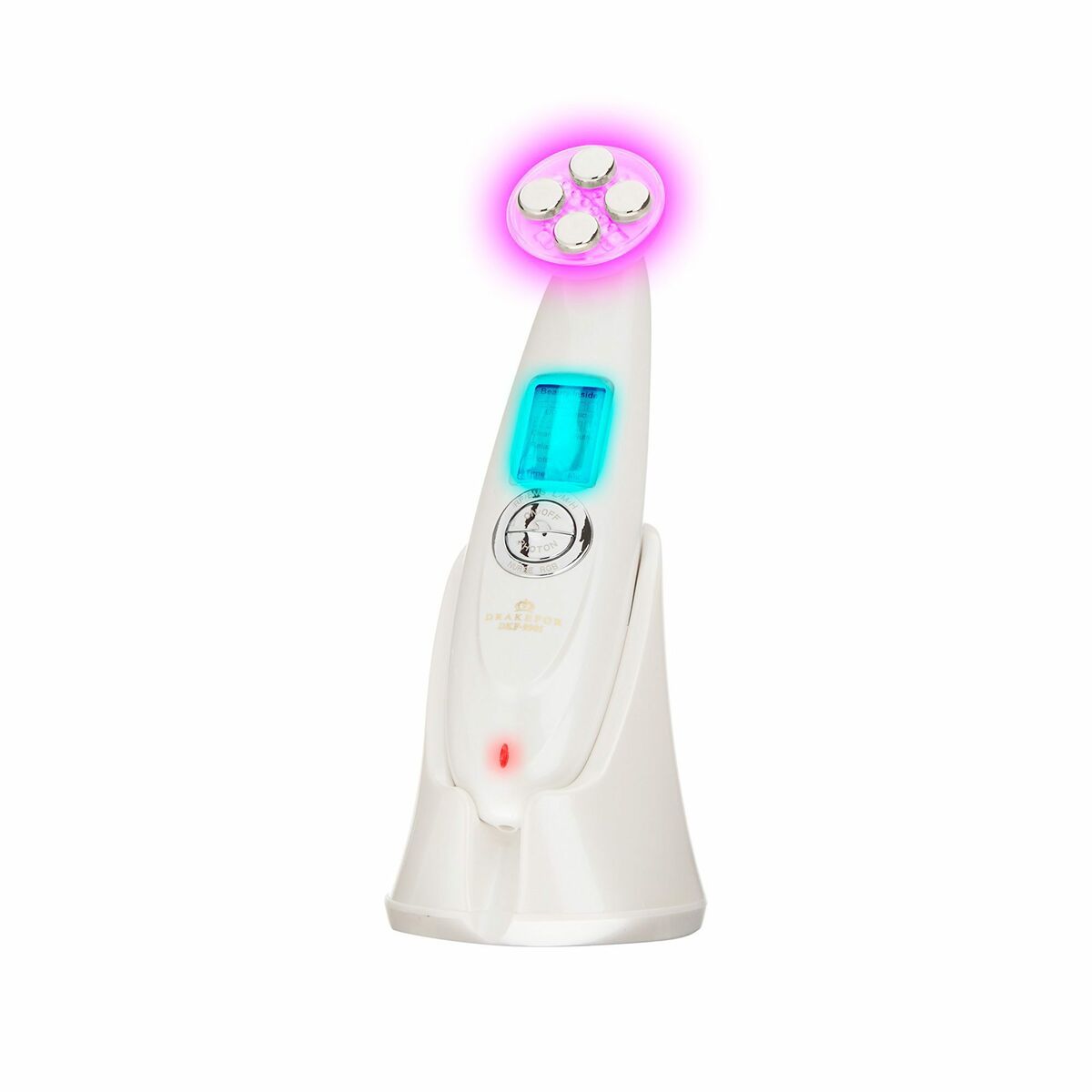 Gezichtsmassager met Radiofrequentie, Fototherapie en Elektrostimulatie Drakefor DKF - 9901 Wit - Schoonheid, Huidverzorging - Drakefor