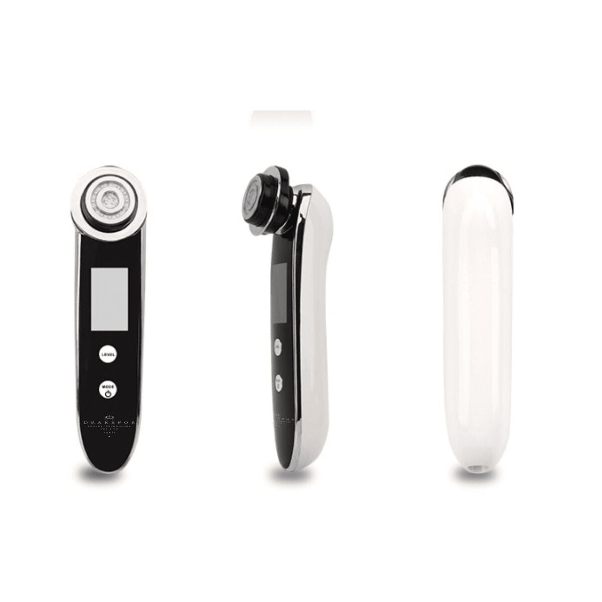 Gezichtsmassager met Radiofrequentie, Fototherapie en Elektrostimulatie Drakefor HACKER Zwart 3 Onderdelen - Schoonheid, Huidverzorging - Drakefor