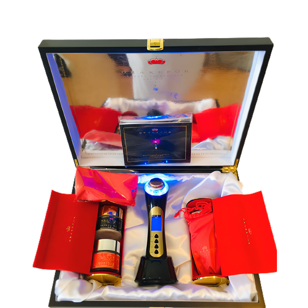 Hoogfrequente Verjongende Gezichtsmassager Drakefor M015 Zwart 3 Onderdelen