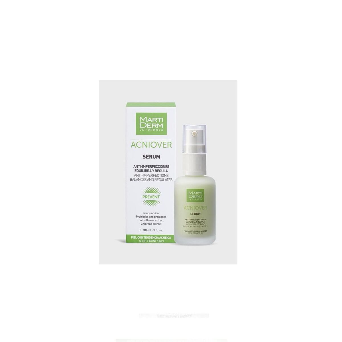 Anti - Acne Serum Martiderm ACNIOVER 30 ml - Schoonheid, Huidverzorging - Martiderm