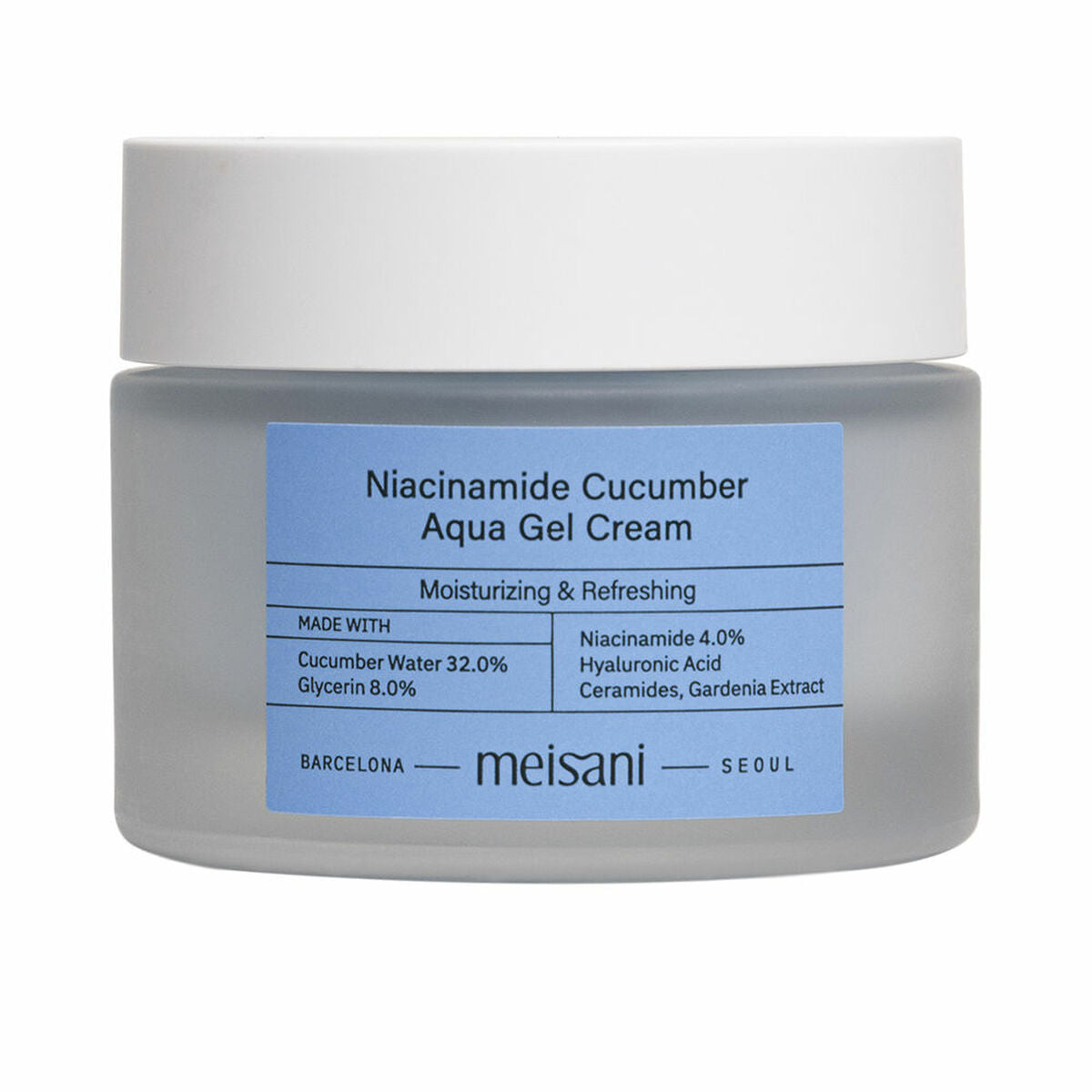 Vochtinbrengende Gel Meisani Niacinamide Cucumber Aqua 50 ml - Schoonheid, Huidverzorging - Meisani
