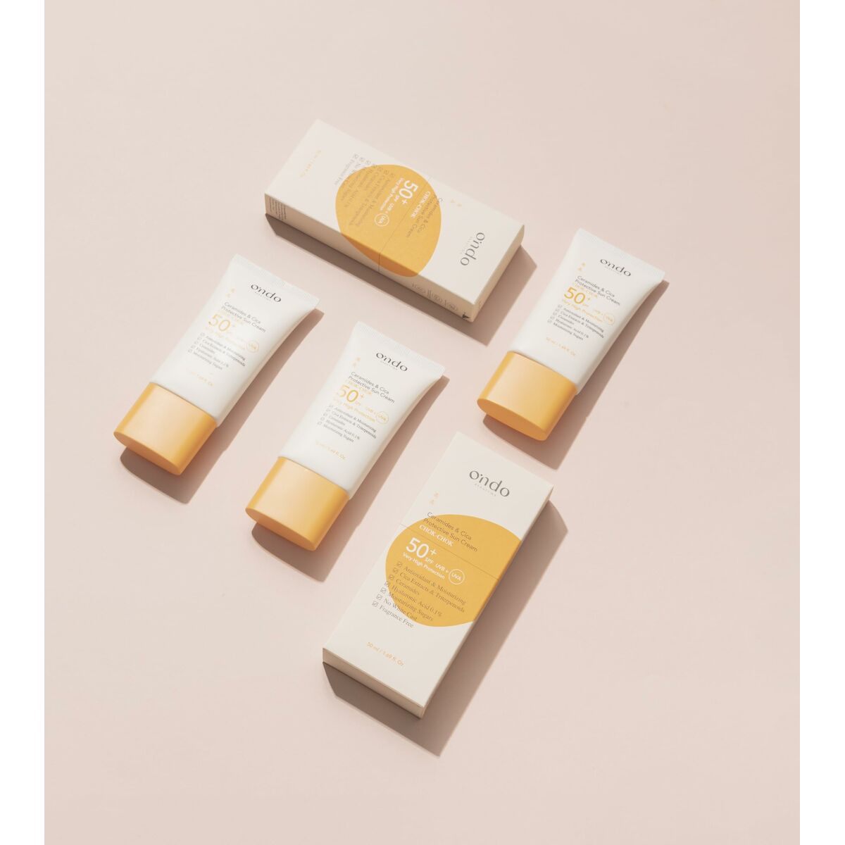 Gezichtszonnecrème Ondo Beauty 36.5 CERAMIDE & CICA 50 ml - Schoonheid, Huidverzorging - Ondo Beauty 36.5