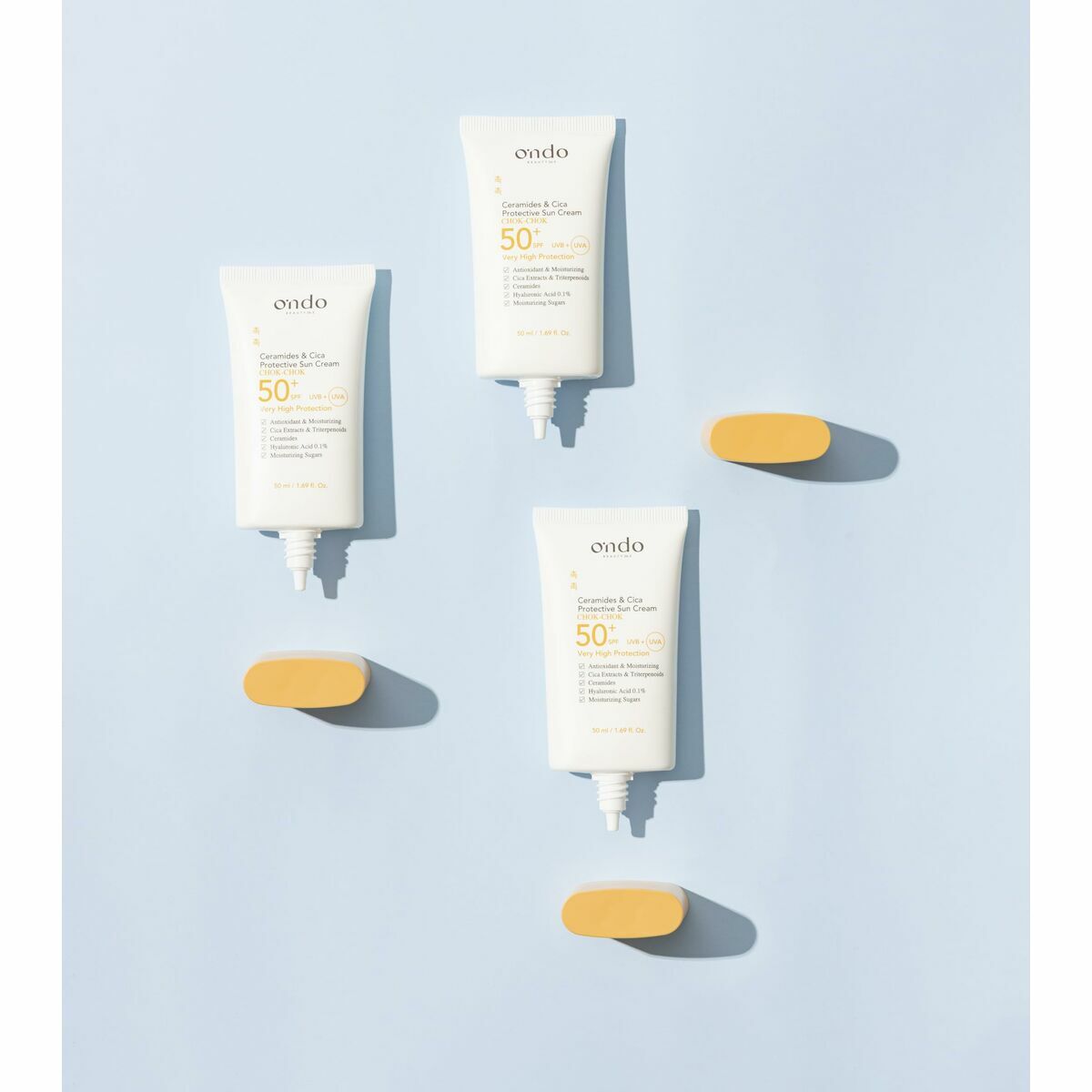 Gezichtszonnecrème Ondo Beauty 36.5 CERAMIDE & CICA 50 ml - Schoonheid, Huidverzorging - Ondo Beauty 36.5