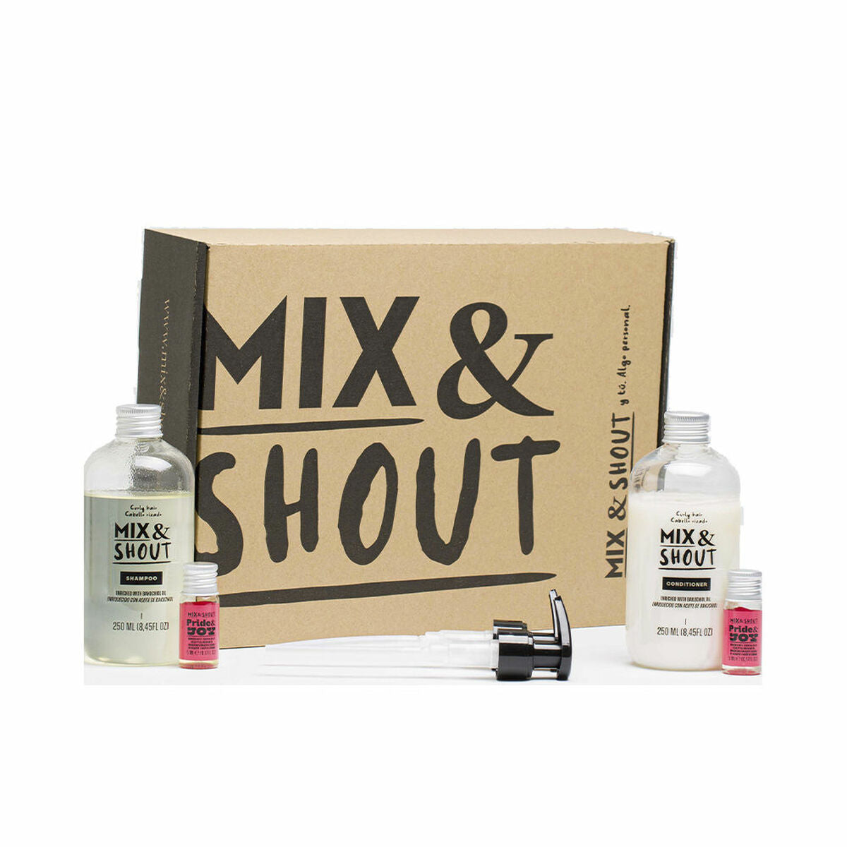Shampoo Mix & Shout Rutina Rizado Equilibrante Lote Krullend haar 4 Onderdelen