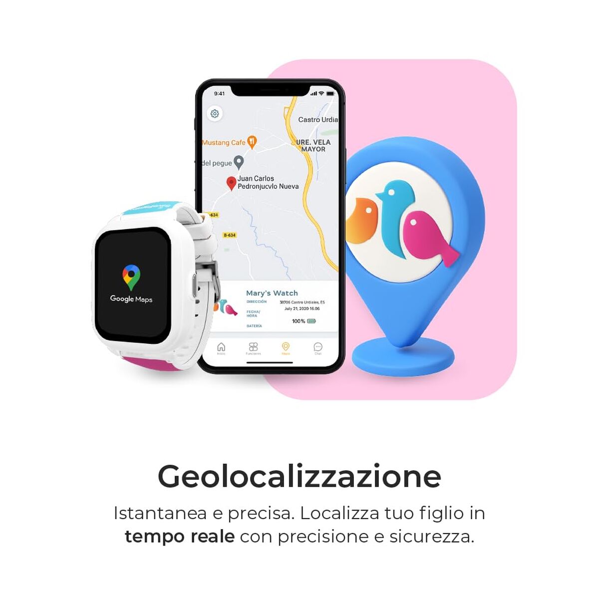 Smartwatch SaveFamily 40 mm - Elektronica - SaveFamily