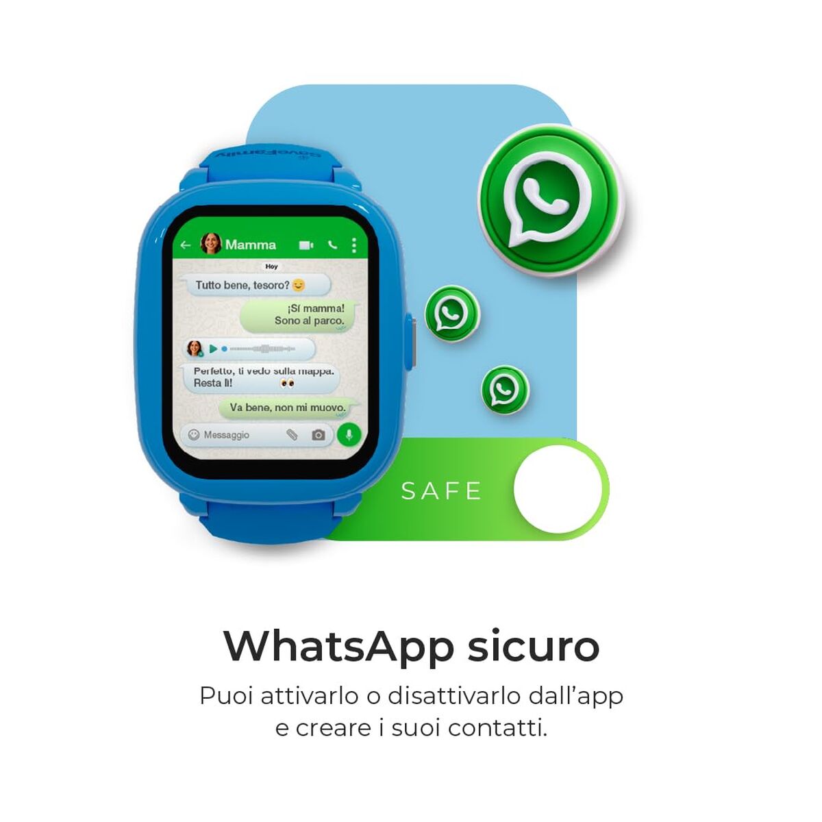 Smartwatch SaveFamily 40 mm - Elektronica - SaveFamily