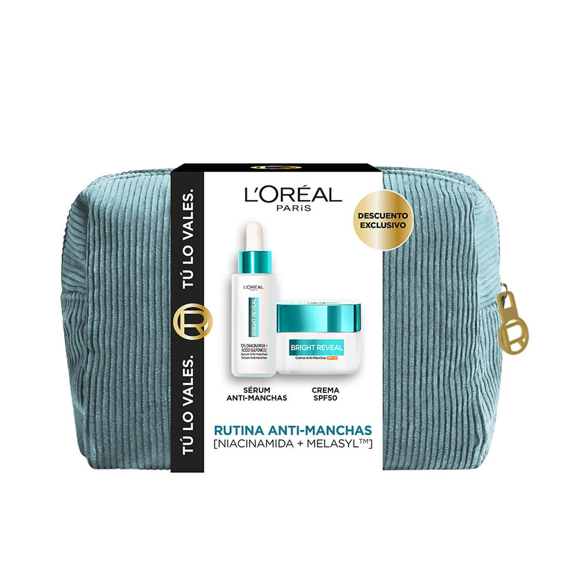 Cosmeticaset voor Dames L'Oreal Make Up BRIGHT REVEAL NIACINAMIDA 3 Onderdelen - Schoonheid, Huidverzorging - L'Oreal Make Up