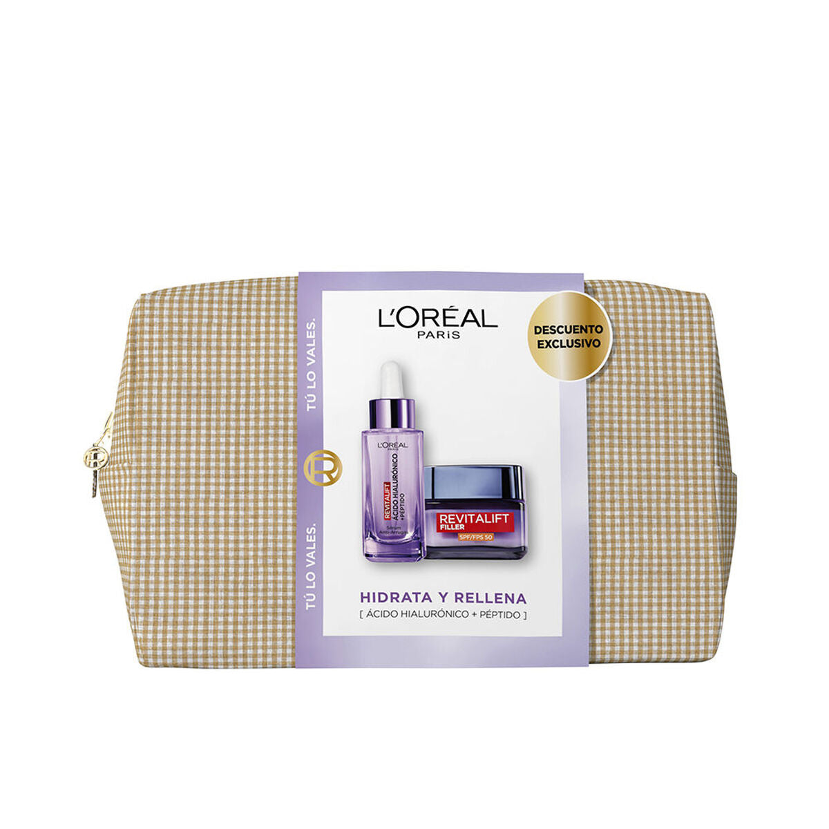 Cosmeticaset voor Dames L'Oreal Make Up REVITALIFT 2 Onderdelen - Schoonheid, Huidverzorging - L'Oreal Make Up