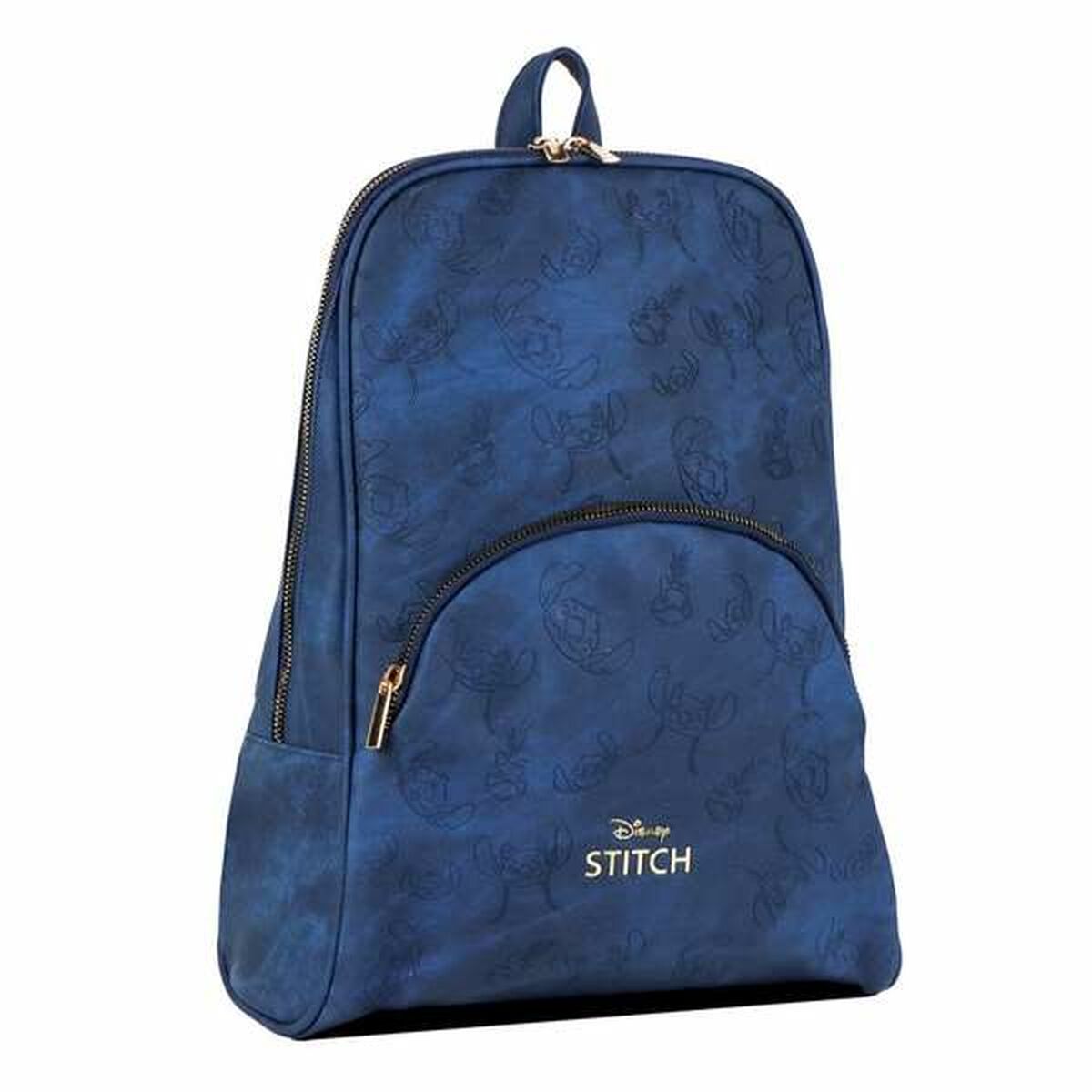 Casual Rugtas Stitch Blauw 27,1 x 34 x 12 cm - Bagage, Rugzakken - Stitch