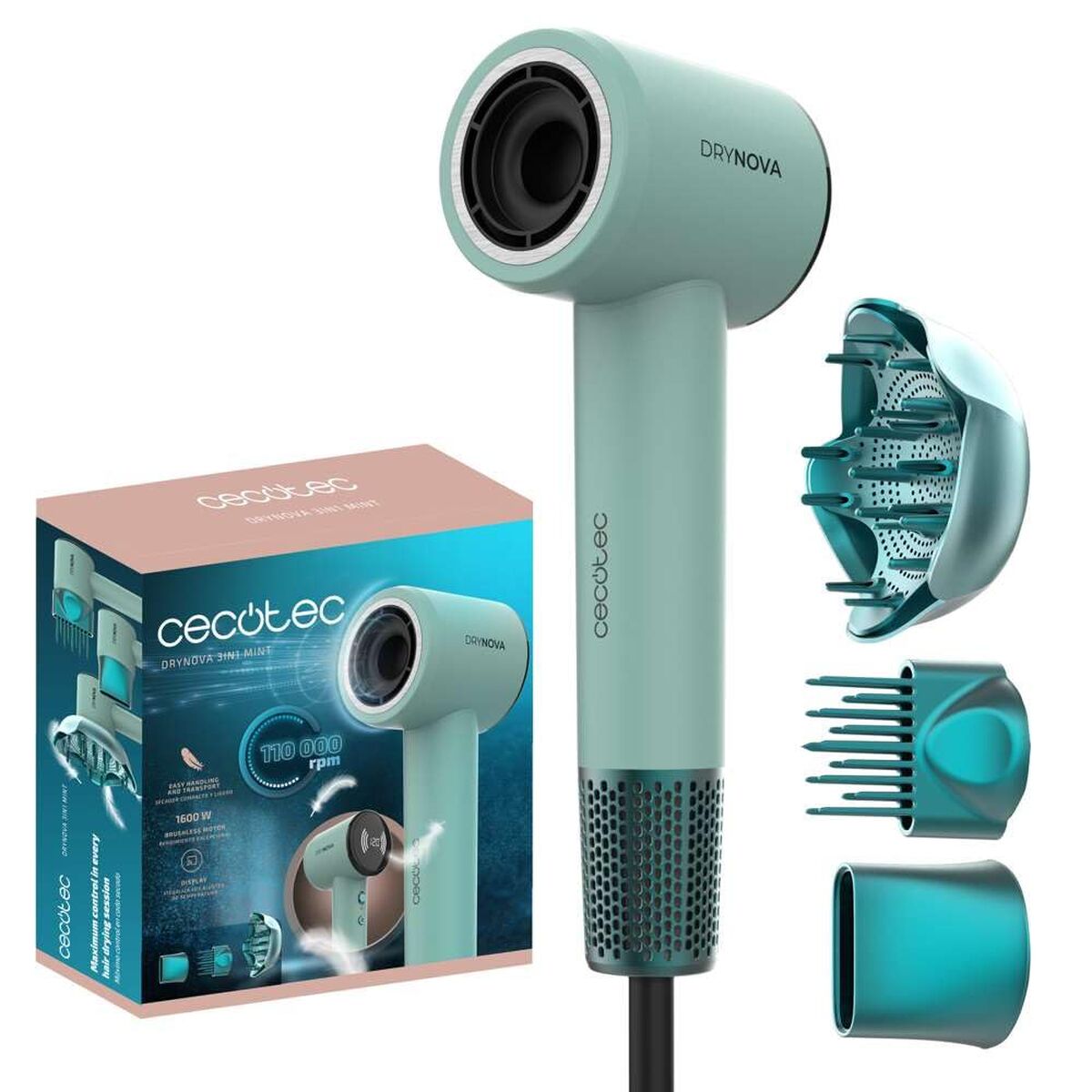 Föhn Cecotec DryNova 3in1 1600 W Munt
