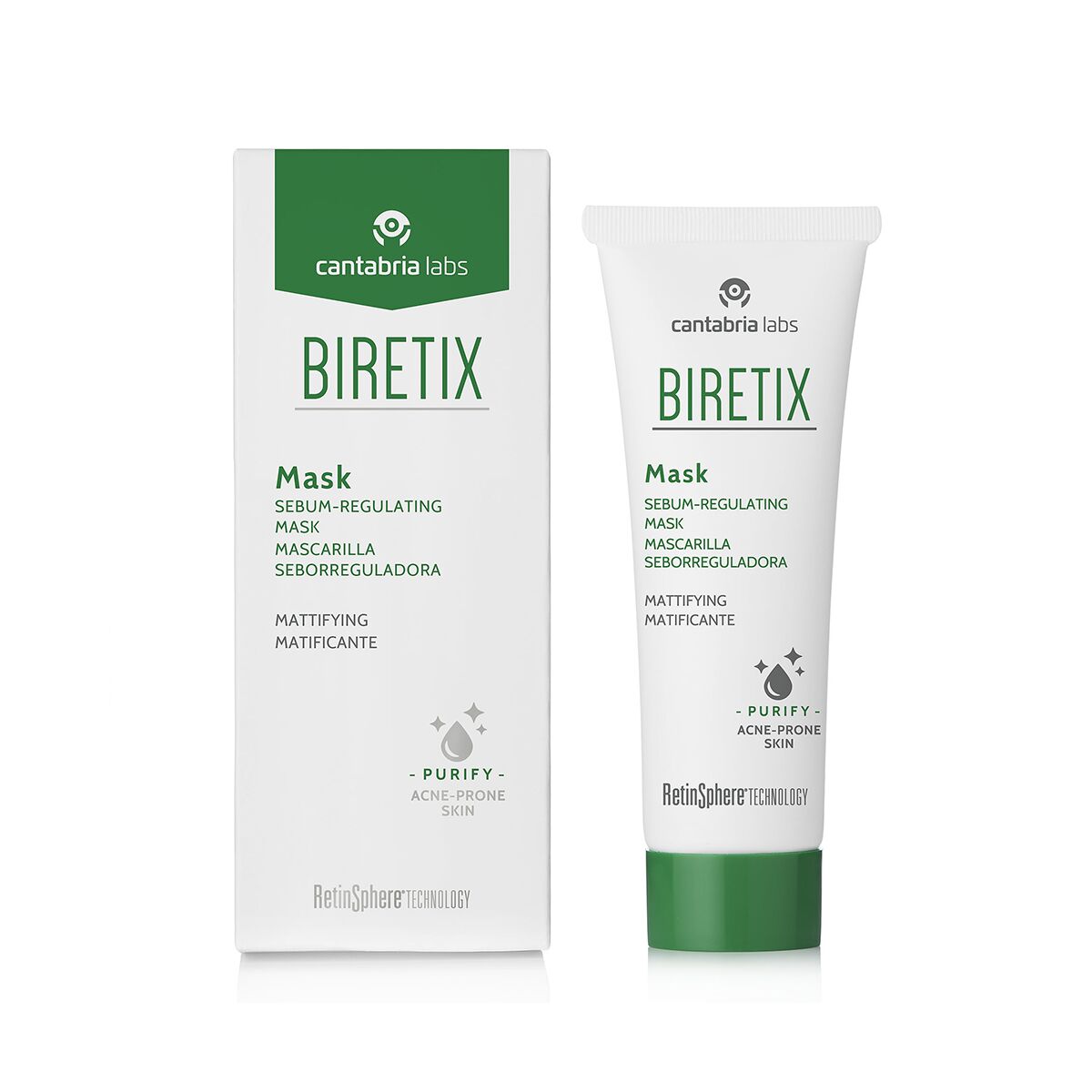 Gezichtsmasker BIRETIX Cantabria Labs Sebum-Regulating 25 ml