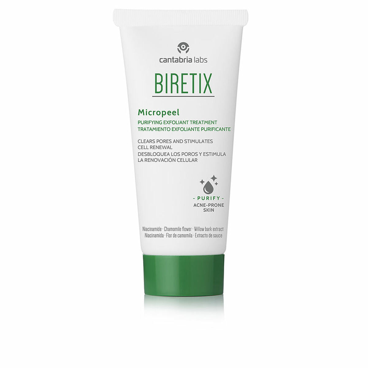 Gezicht Exfoliator BIRETIX Micropeel 50 ml - Schoonheid, Huidverzorging - BIRETIX