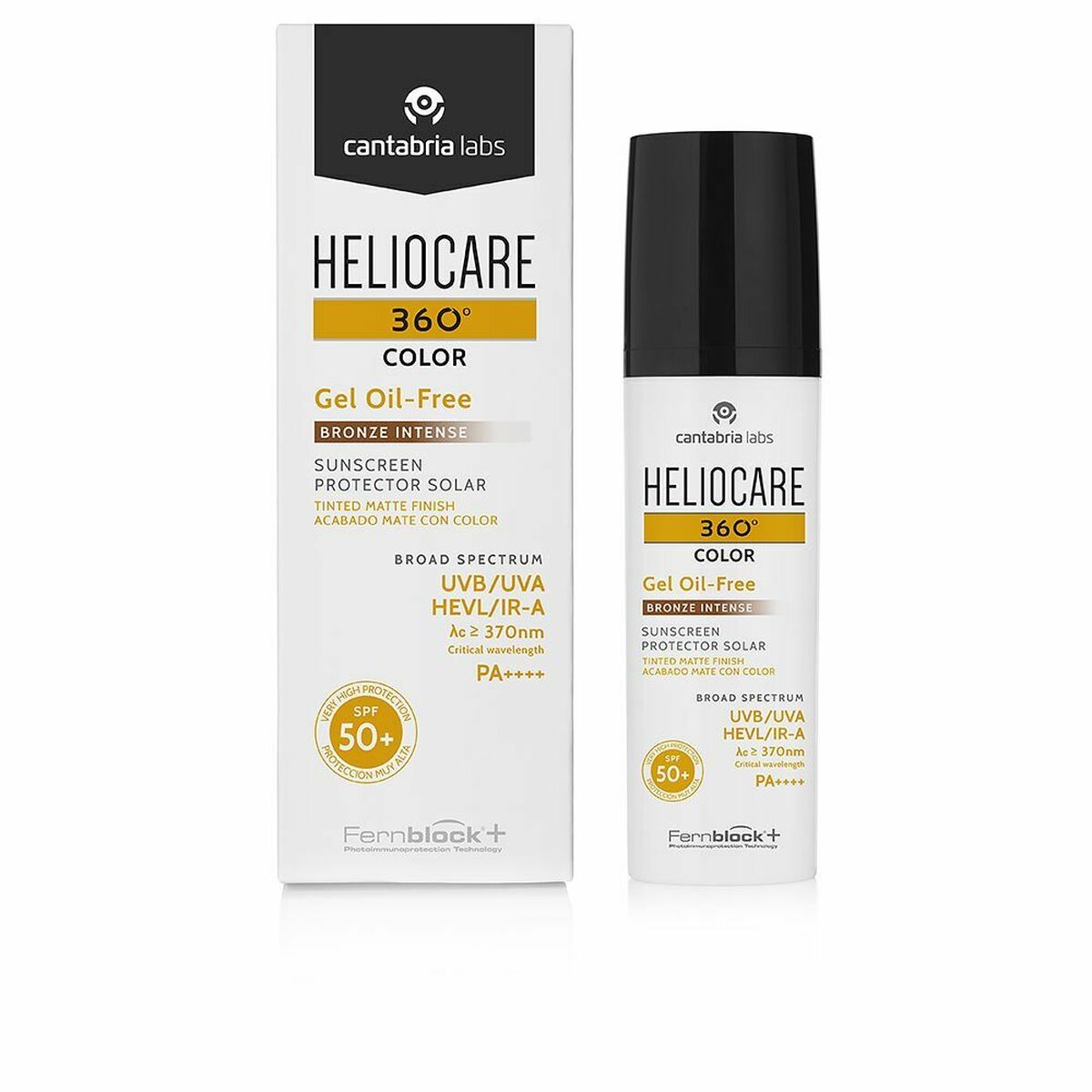 Zonnebrandcrème met Kleur Heliocare 360º Spf 50 50 ml Bruiner