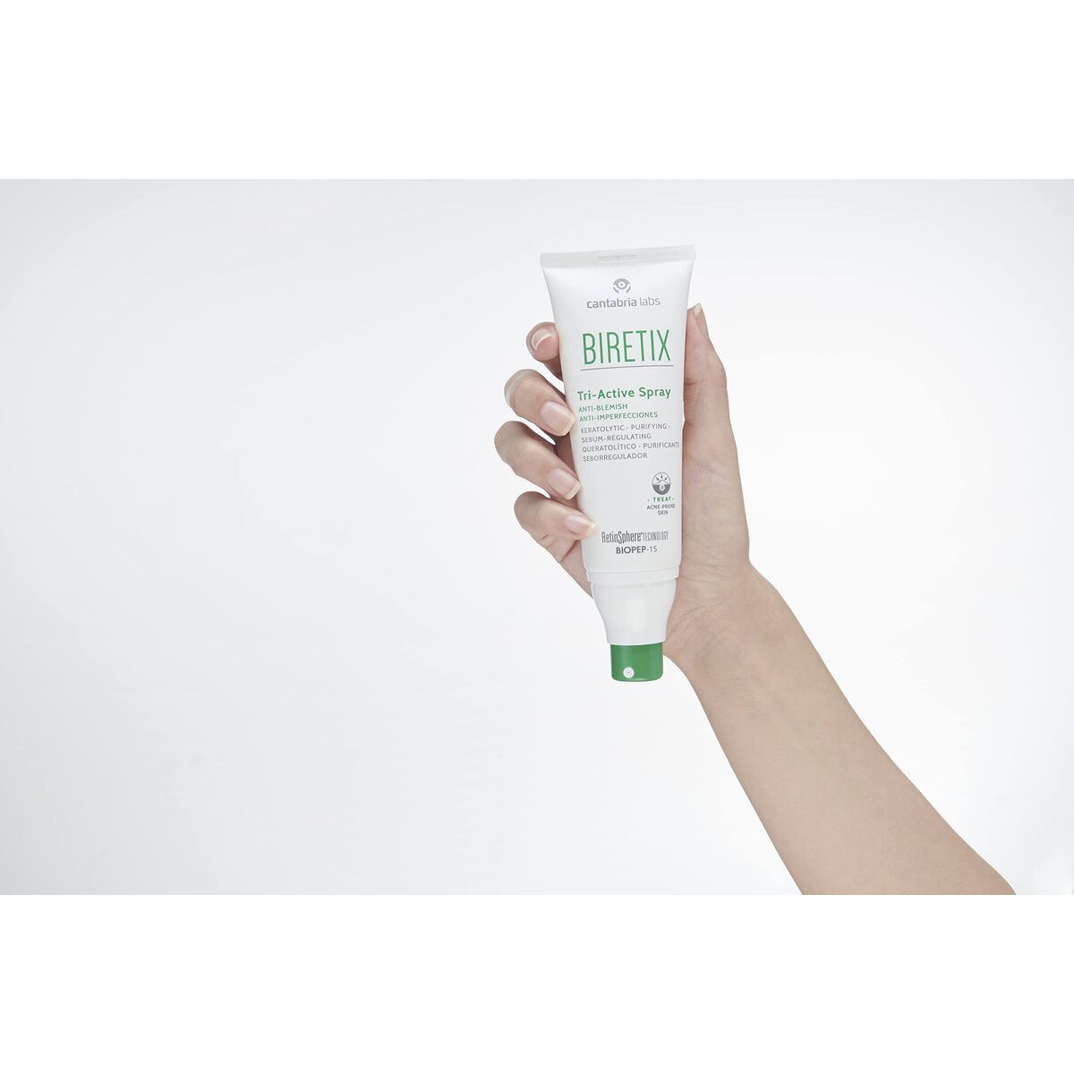 Anti - imperfectiebehandeling BIRETIX Tri - Active 100 ml Spray - Schoonheid, Huidverzorging - BIRETIX