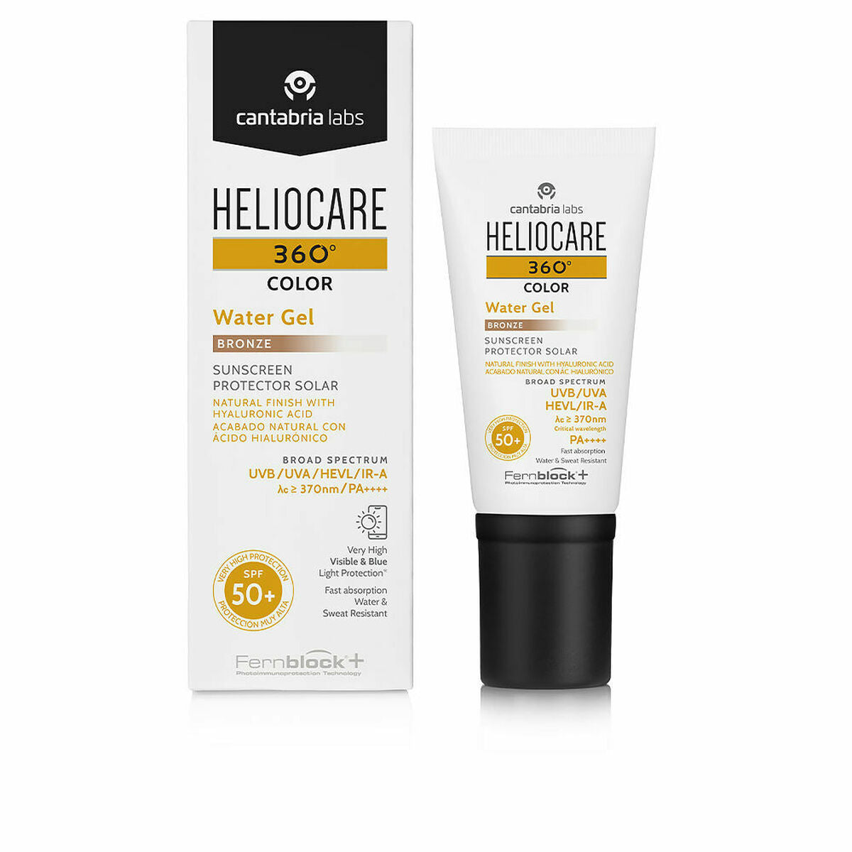 Zonnebrandcrème met Kleur Heliocare Color Brons Spf 50 Spf 50+ 50 ml Gel