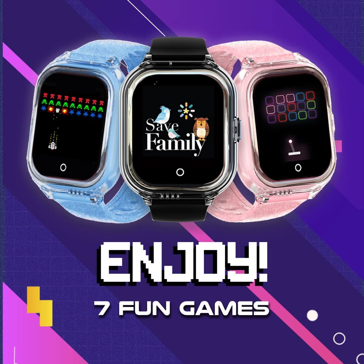Smartwatch voor Kinderen Save Family RIA4G AZUL - Klokken, Jongens - Save Family