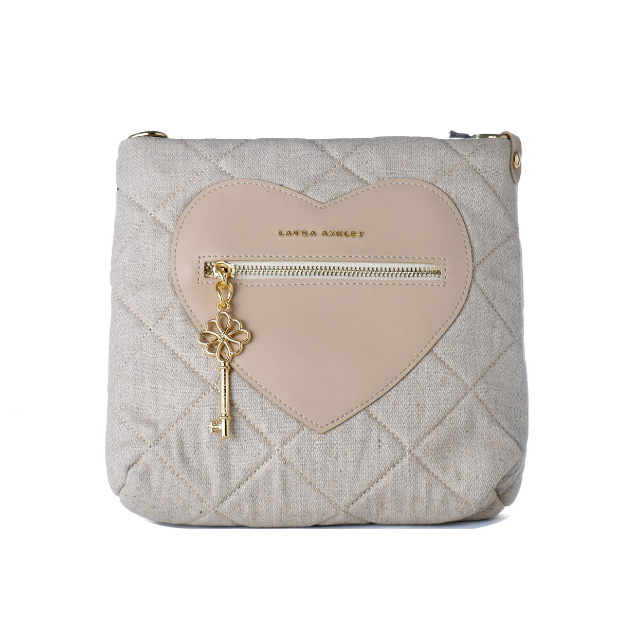 Handtas Dames Laura Ashley DIXIE - CREAM Grijs 24 x 24 x 9 cm - Bagage, Tassen - Laura Ashley