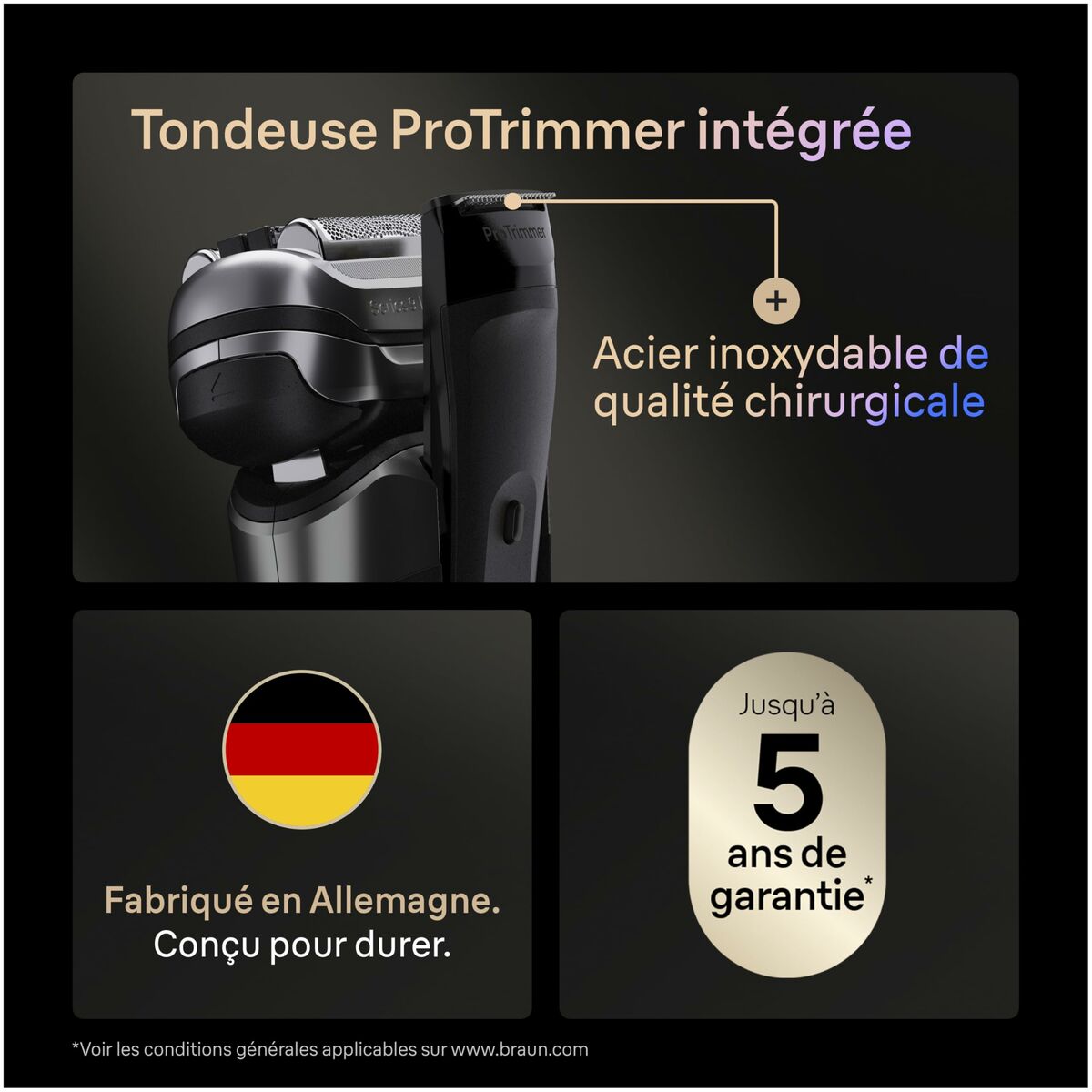 Tondeuse Braun 9615S