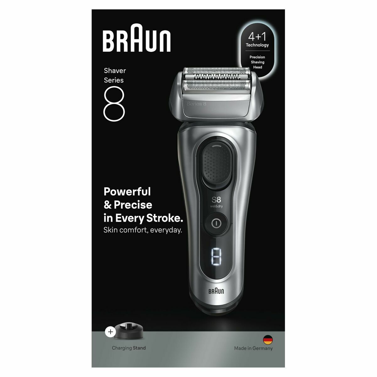 Elektrisch sScheerapparaat Braun Series 8 8617S - Schoonheid, Scheren en ontharen - Braun