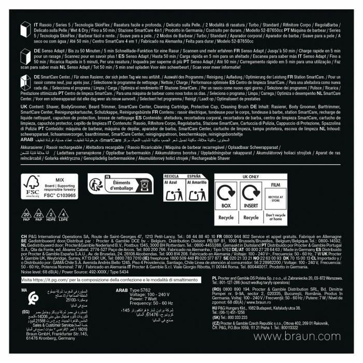 Scheerapparaat Braun