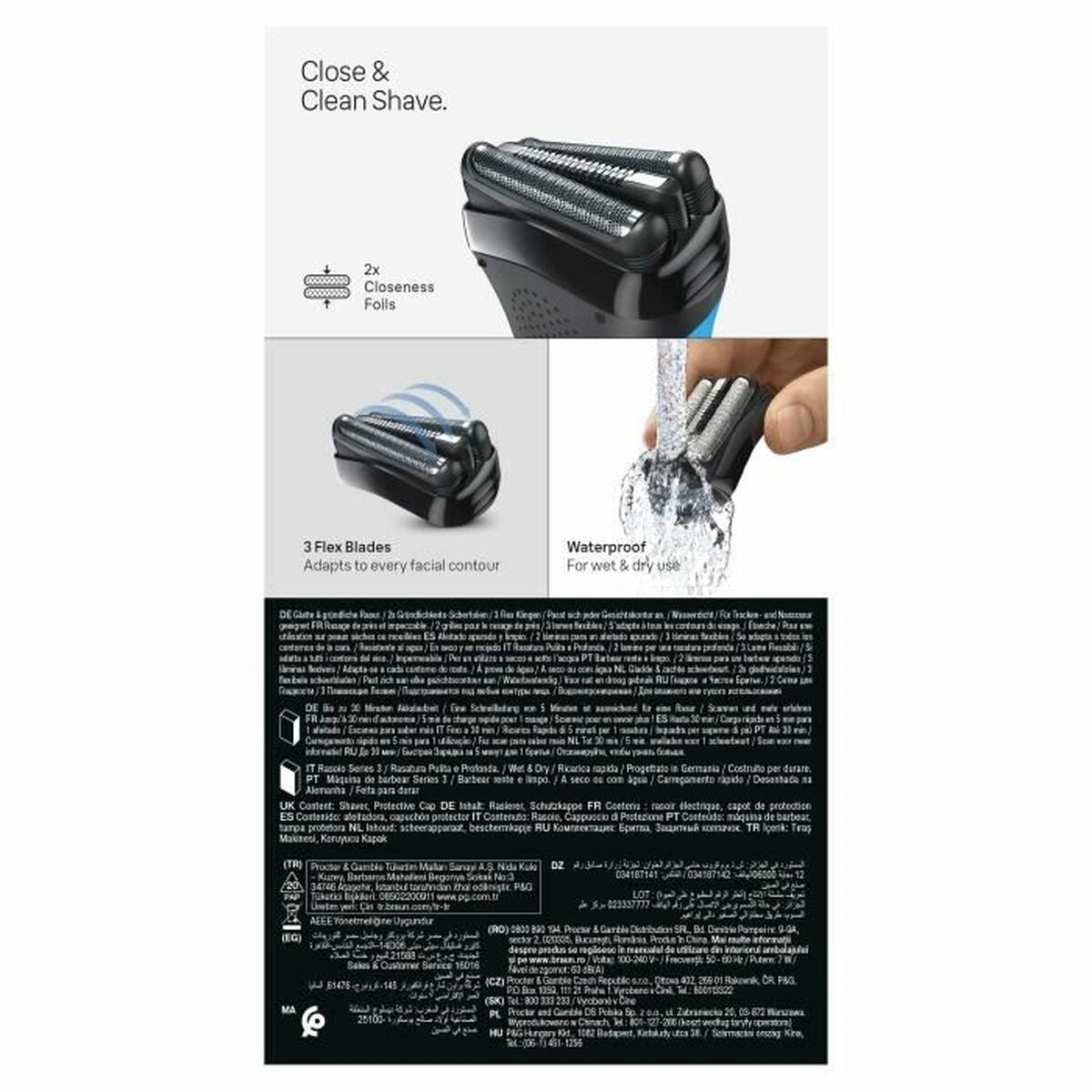 Elektrisch sScheerapparaat Braun Series 3