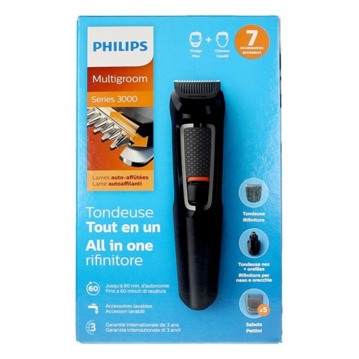 Baard en haar trimmer Philips