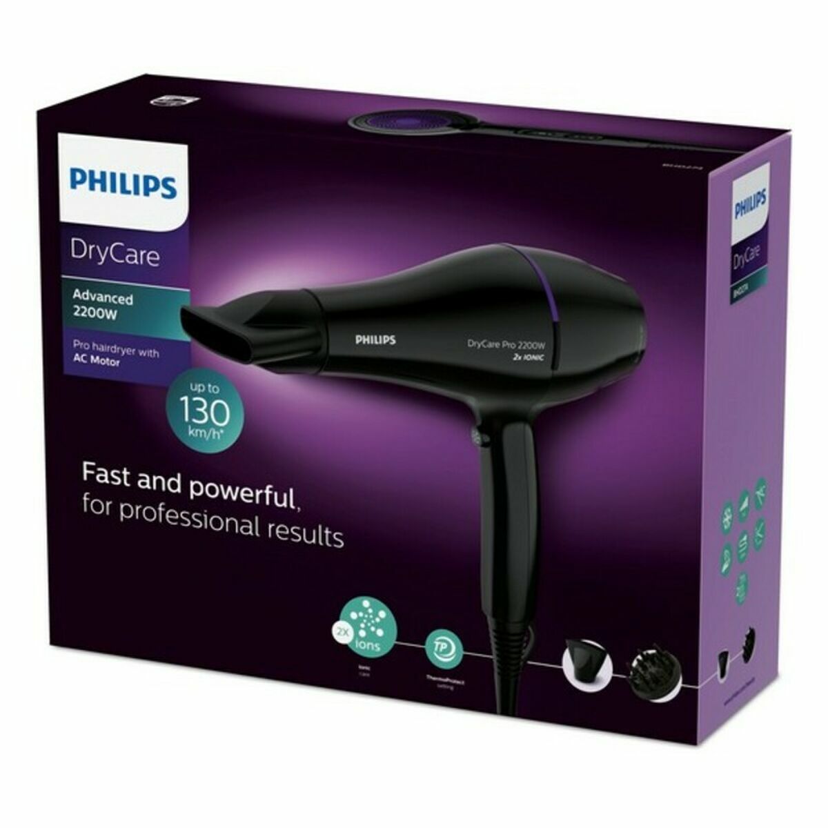 Föhn Philips BHD274/00 2200W Zwart 2200 W - Schoonheid, Haarverzorging - Philips