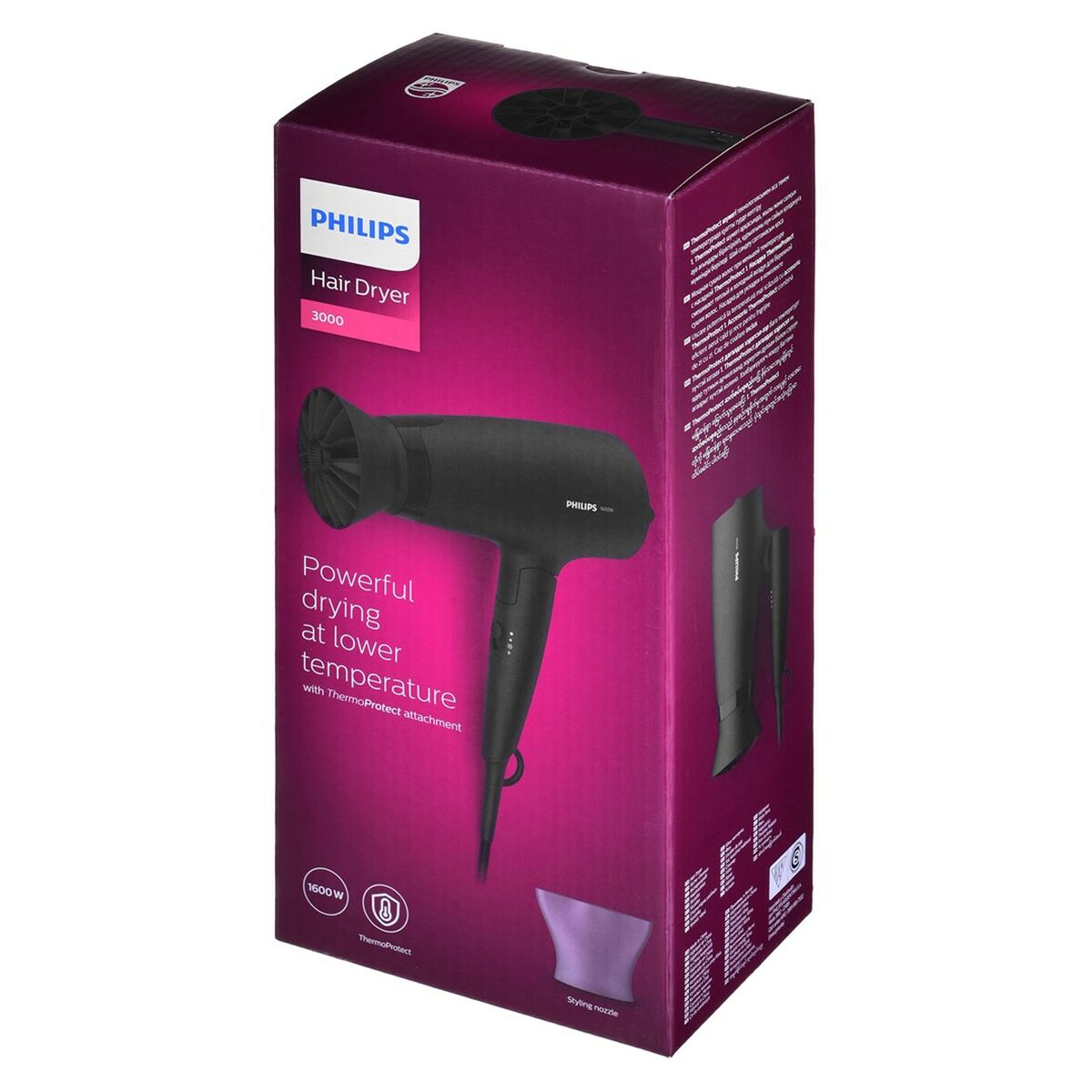 Föhn Philips BHD308/10 Zwart 1600 W